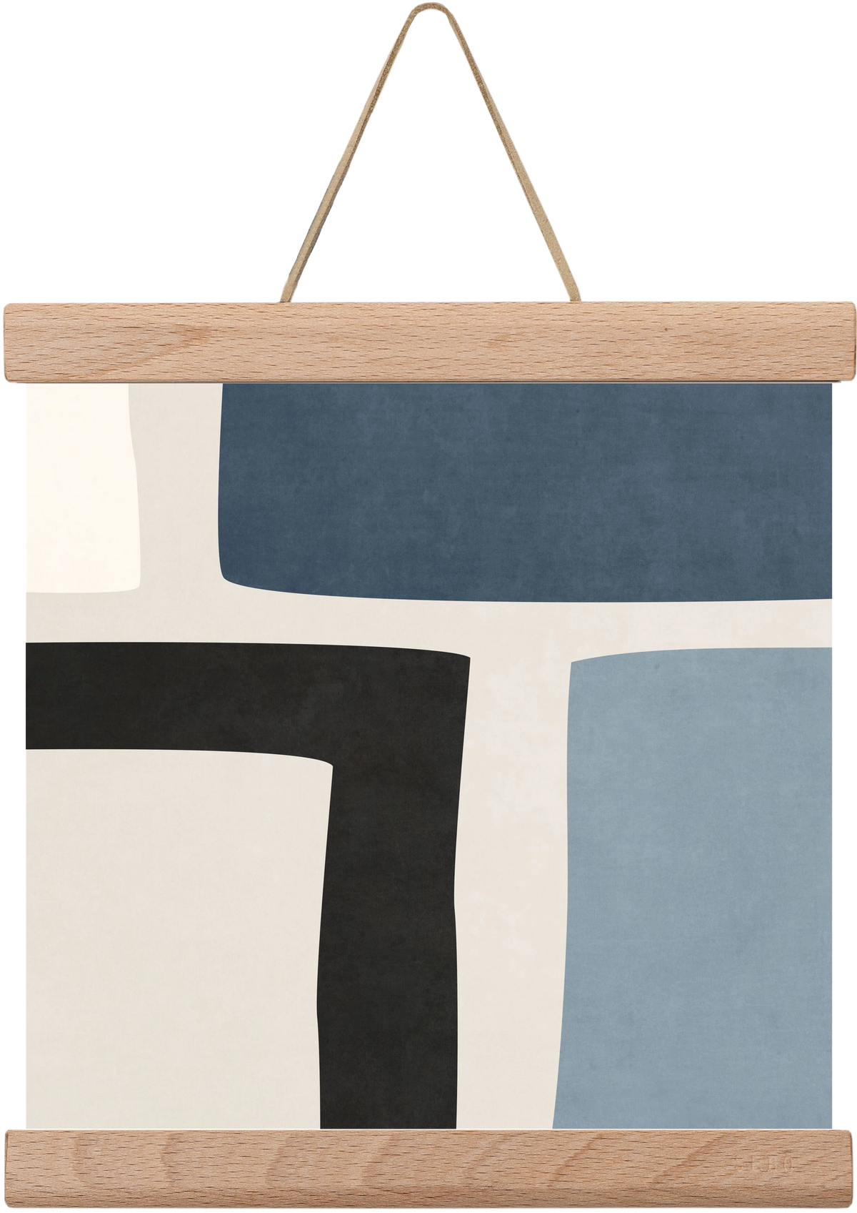MINIMAL  ART - GEOMETRIC SHAPES 02, 20x20 cm (20x20 cm), Tölgy akasztó