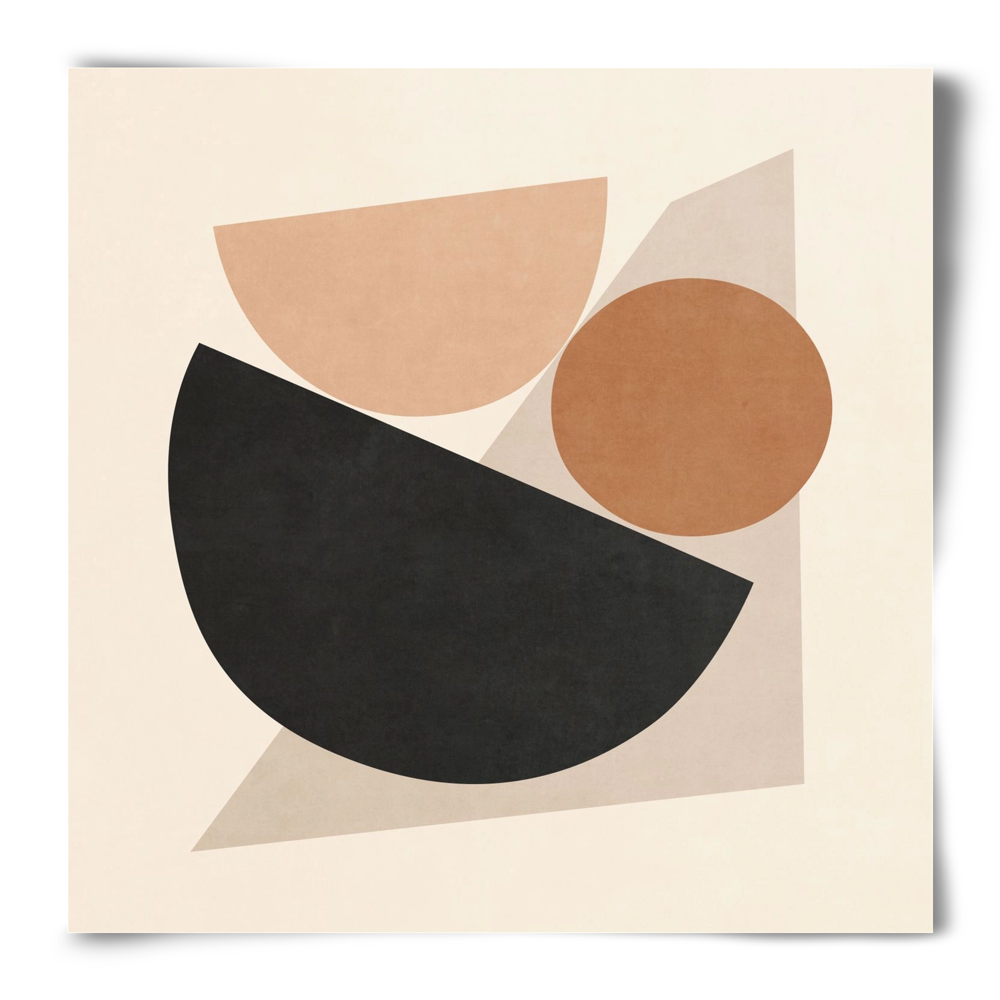 MINIMAL  ART - GEOMETRIC SHAPES 04, 50x50 cm, Keret nélkül