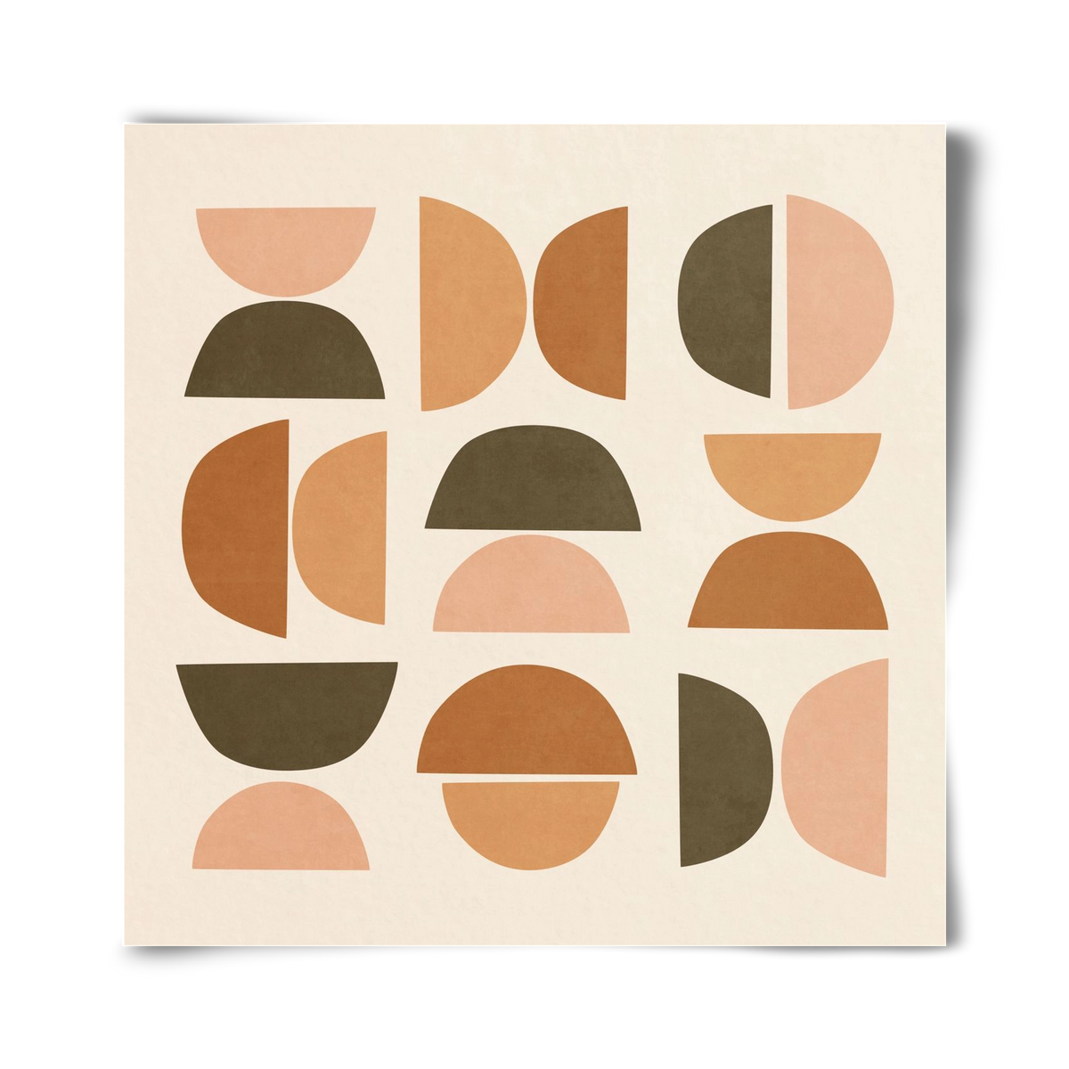 MINIMAL GEOMETIC ART 01, 40x40 cm, Keret nélkül