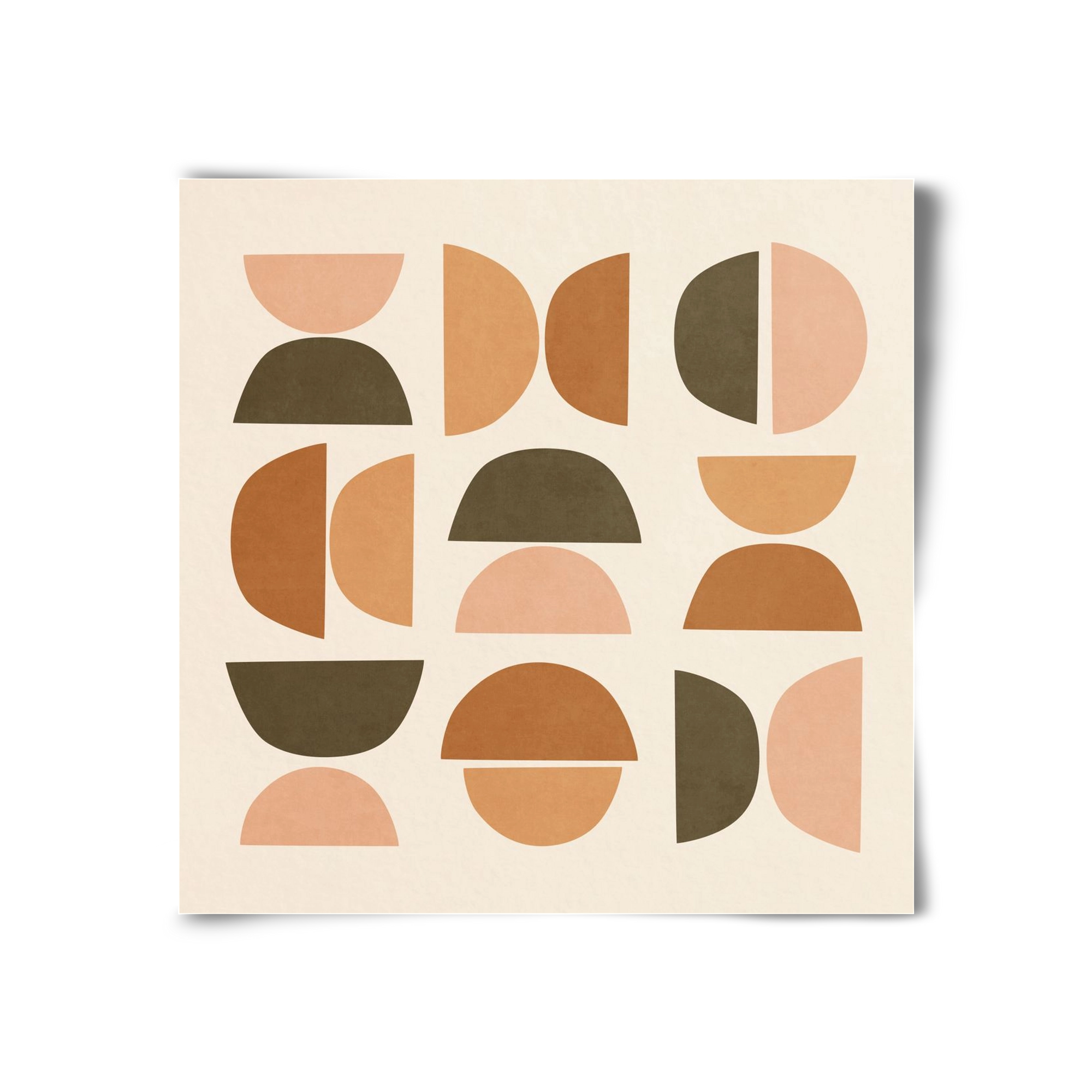 MINIMAL GEOMETIC ART 01, 30x30 cm, Keret nélkül