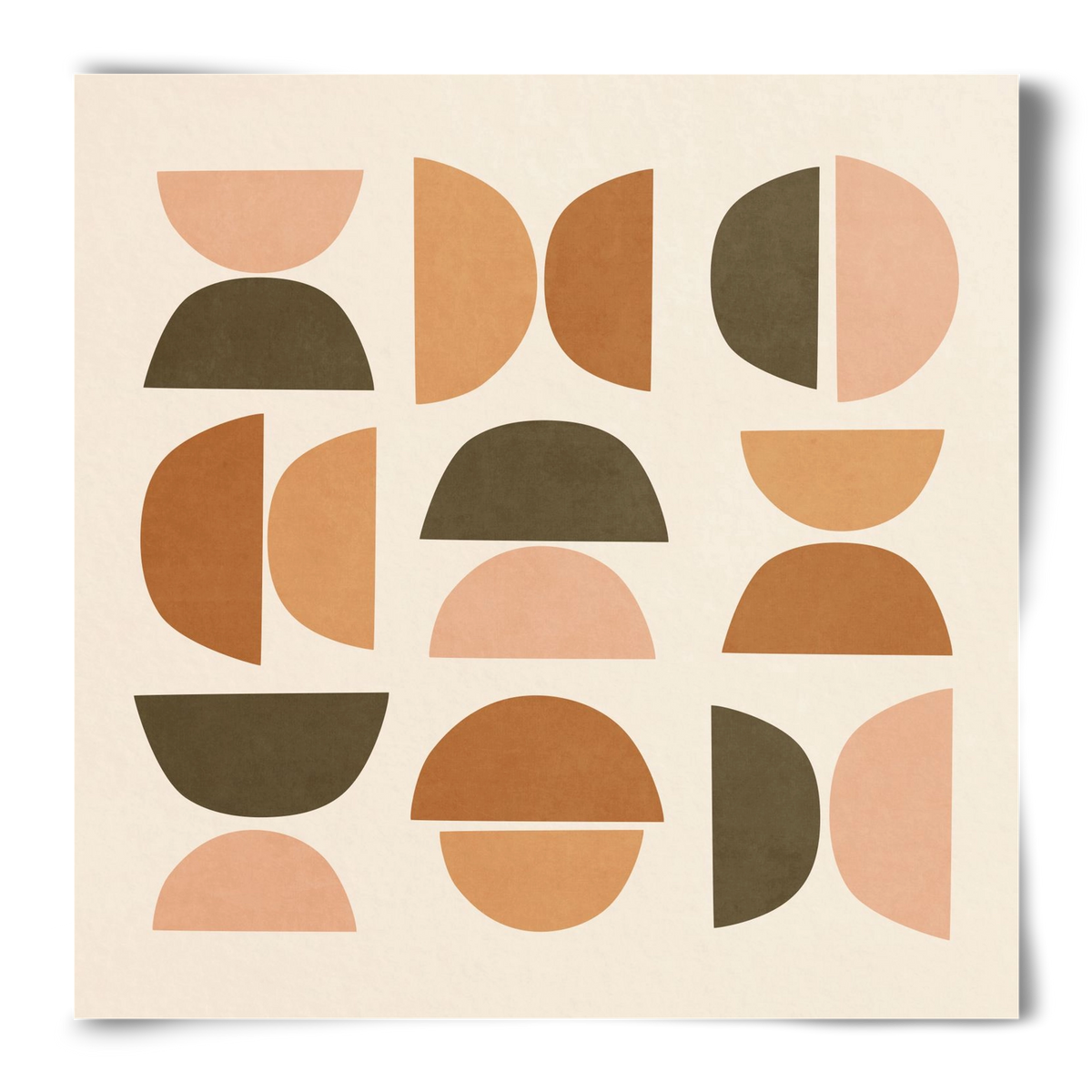 MINIMAL GEOMETIC ART 01, 50x50 cm, Keret nélkül