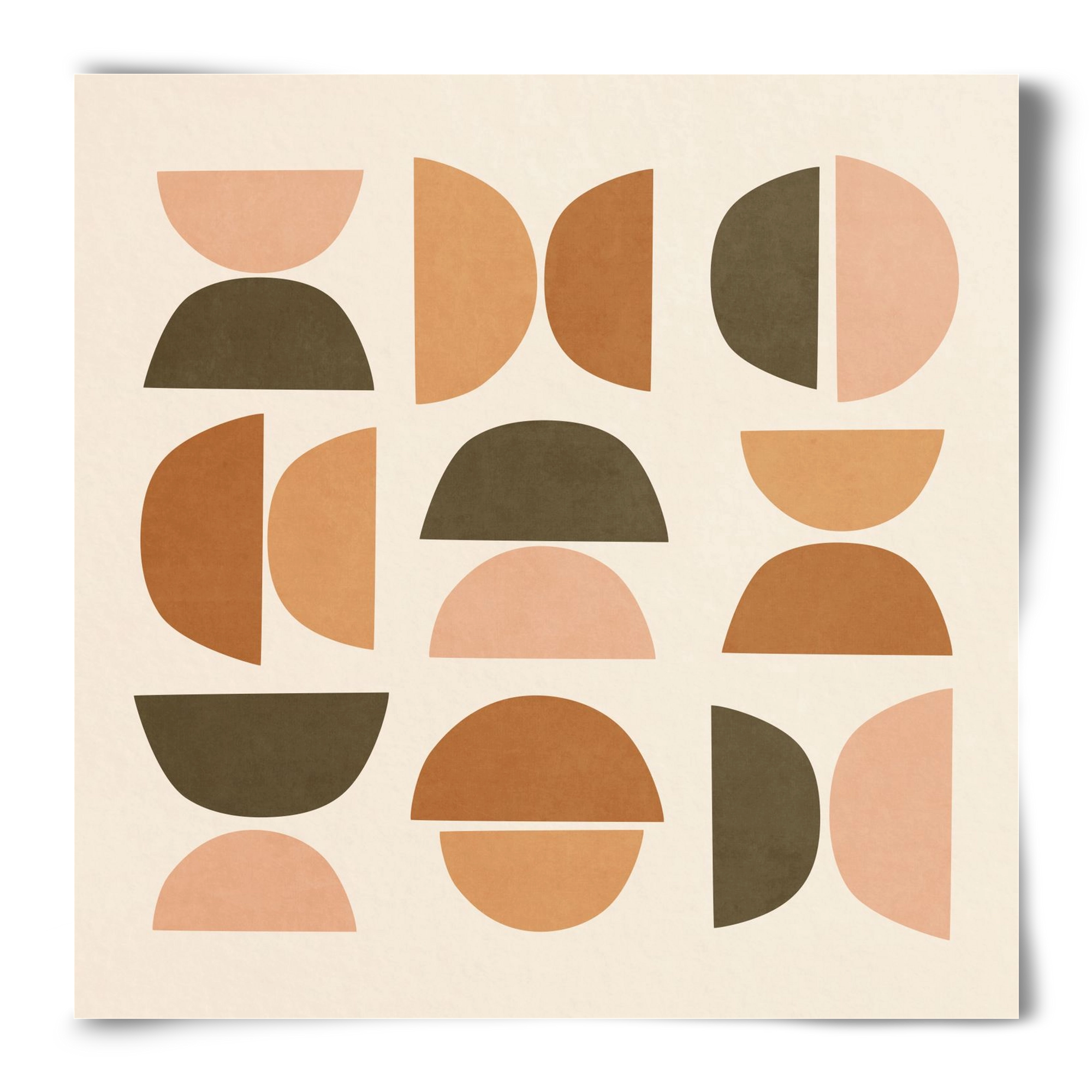 MINIMAL GEOMETIC ART 01, 50x50 cm, Keret nélkül