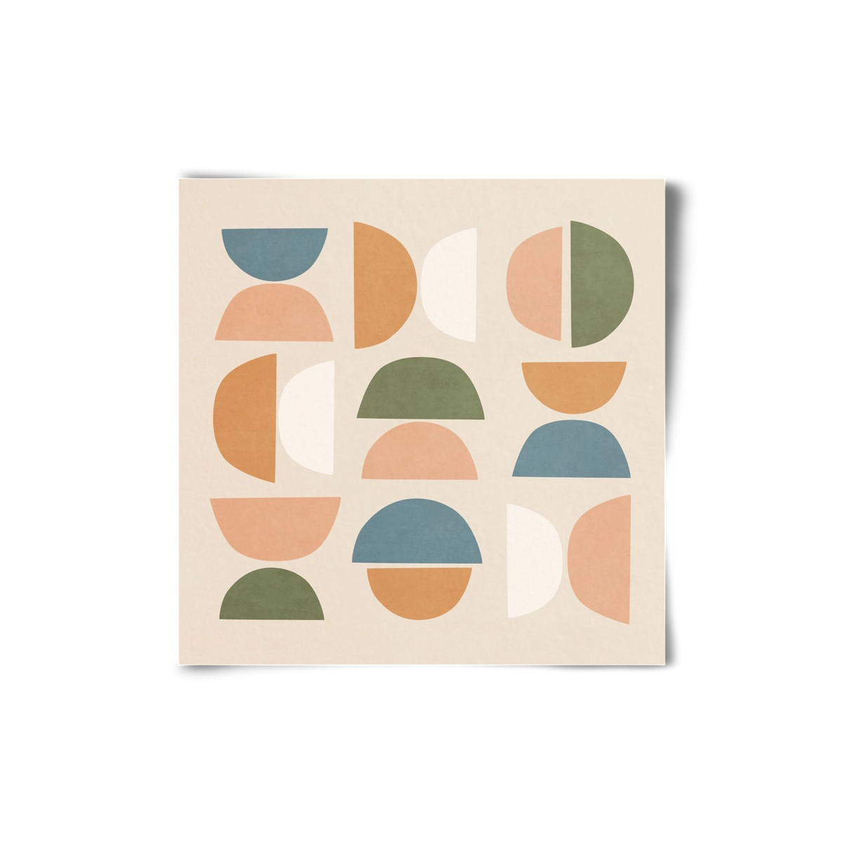 MINIMAL GEOMETIC ART 02, 20x20 cm, Keret nélkül