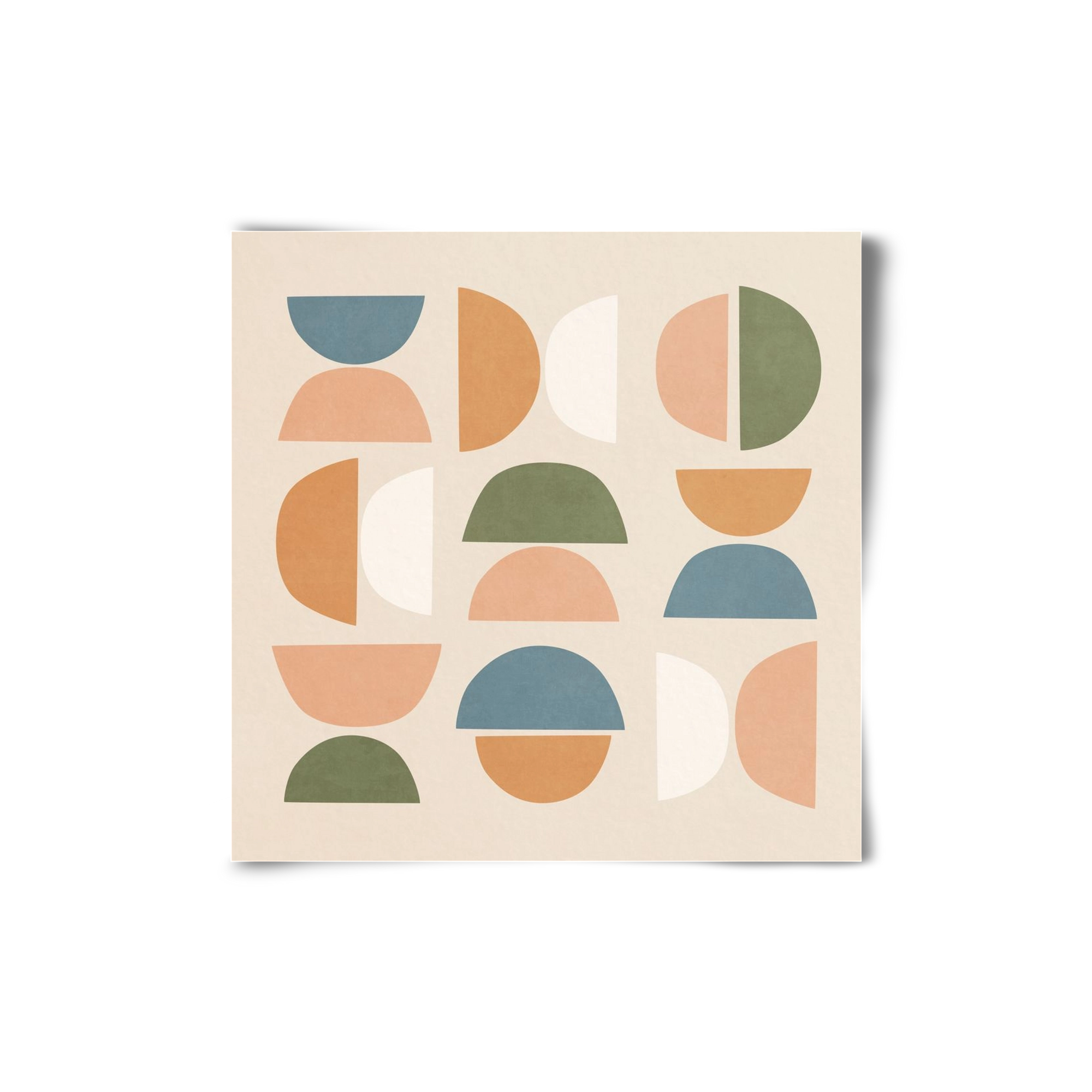 MINIMAL GEOMETIC ART 02, 20x20 cm, Keret nélkül