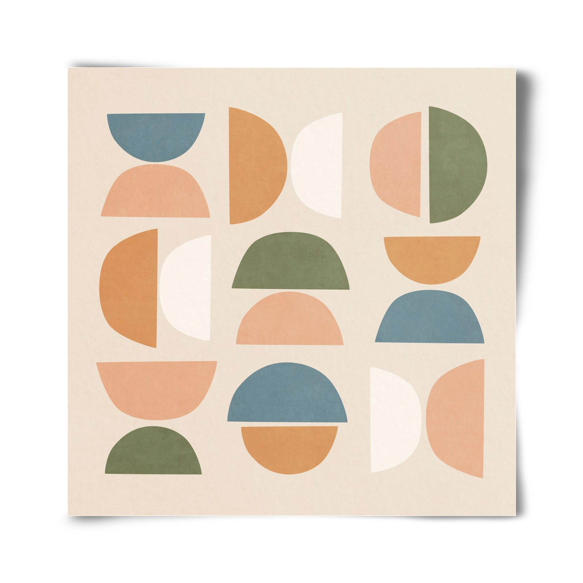 MINIMAL GEOMETIC ART 02, 40x40 cm, Keret nélkül