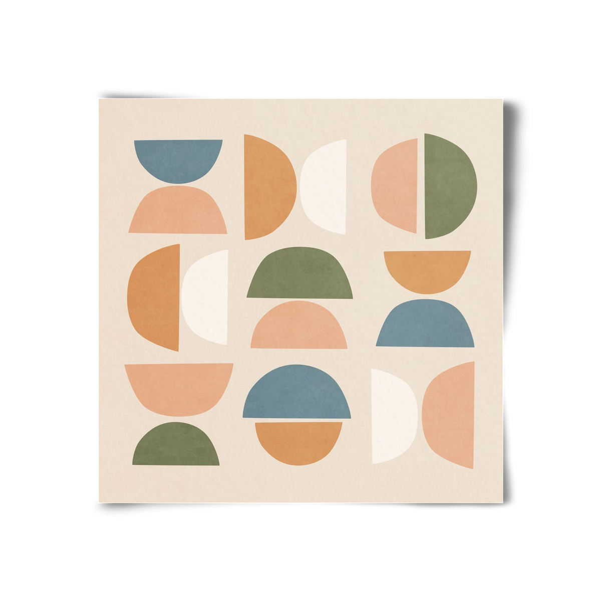 MINIMAL GEOMETIC ART 02, 30x30 cm, Keret nélkül