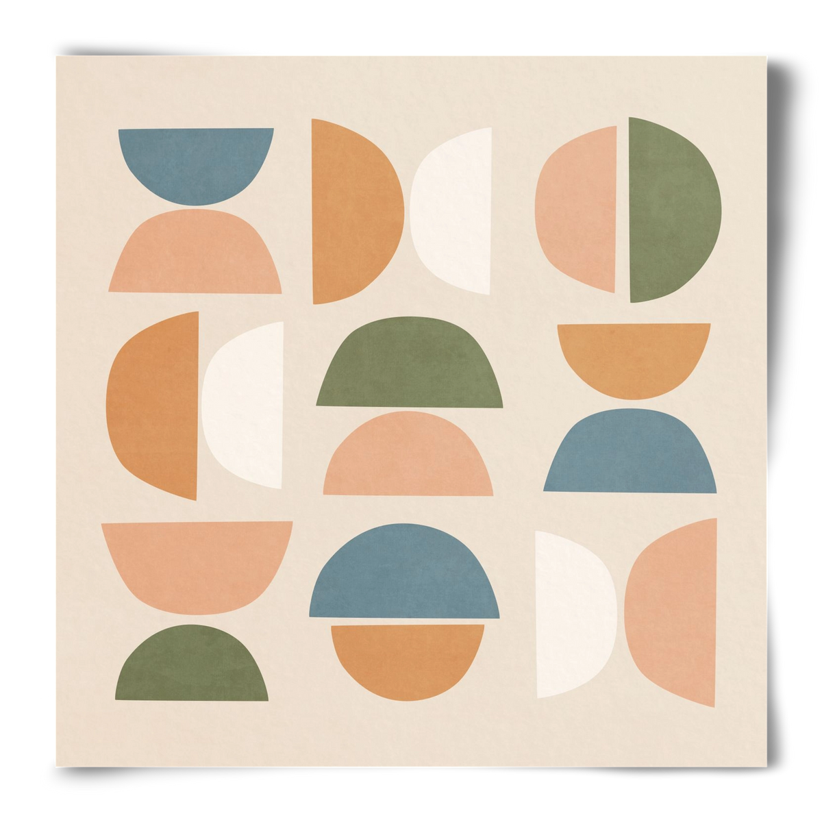 MINIMAL GEOMETIC ART 02, 50x50 cm, Keret nélkül