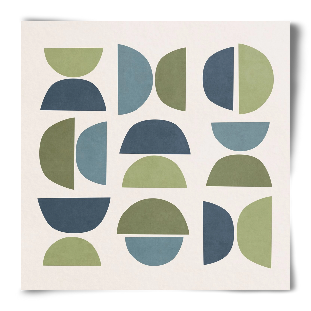 MINIMAL GEOMETIC ART 03, 50x50 cm, Keret nélkül