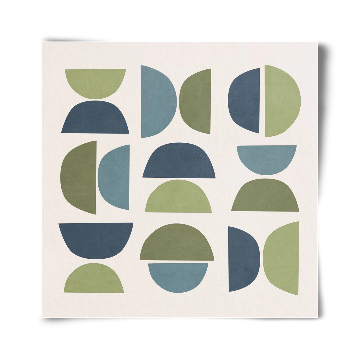 MINIMAL GEOMETIC ART 03, 40x40 cm, Keret nélkül