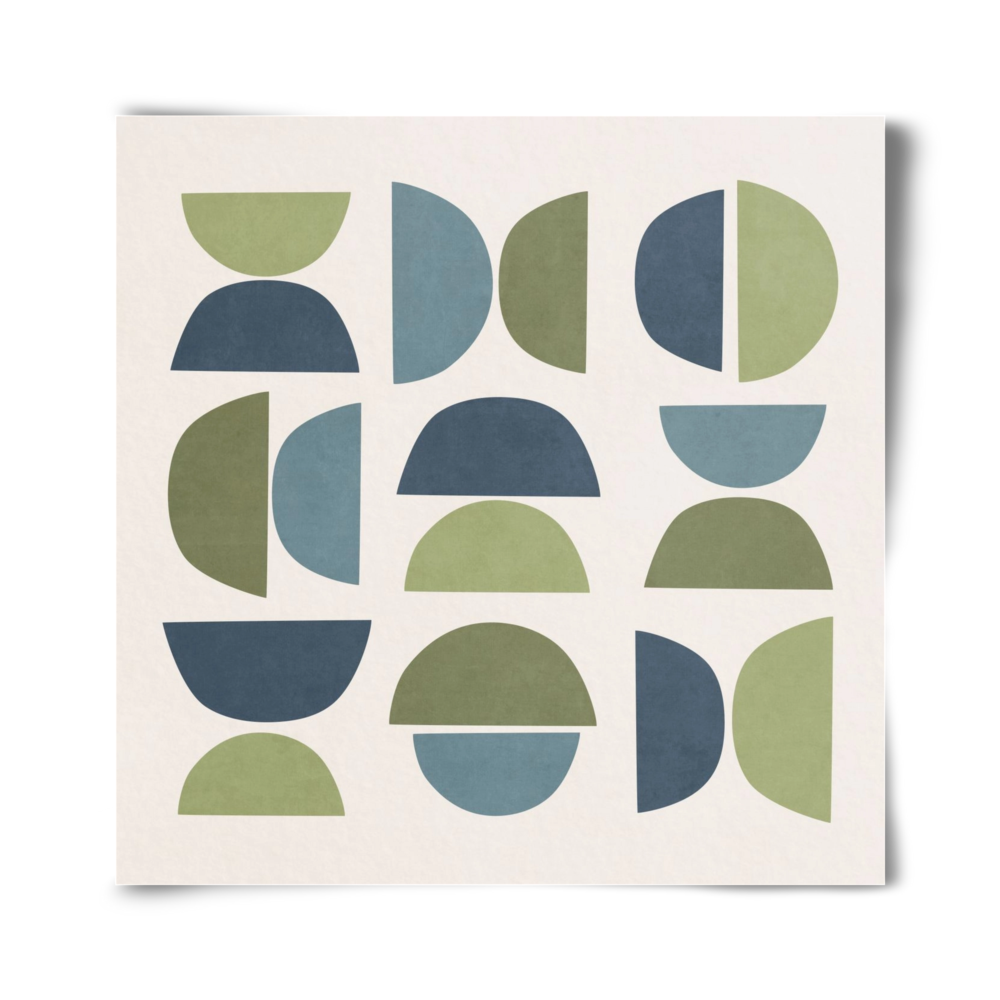 MINIMAL GEOMETIC ART 03, 40x40 cm, Keret nélkül