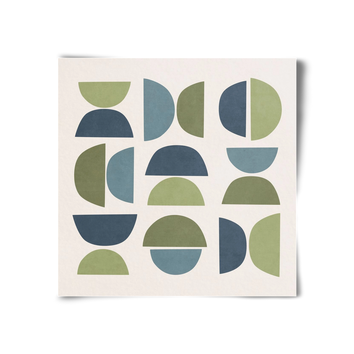 MINIMAL GEOMETIC ART 03, 30x30 cm, Keret nélkül