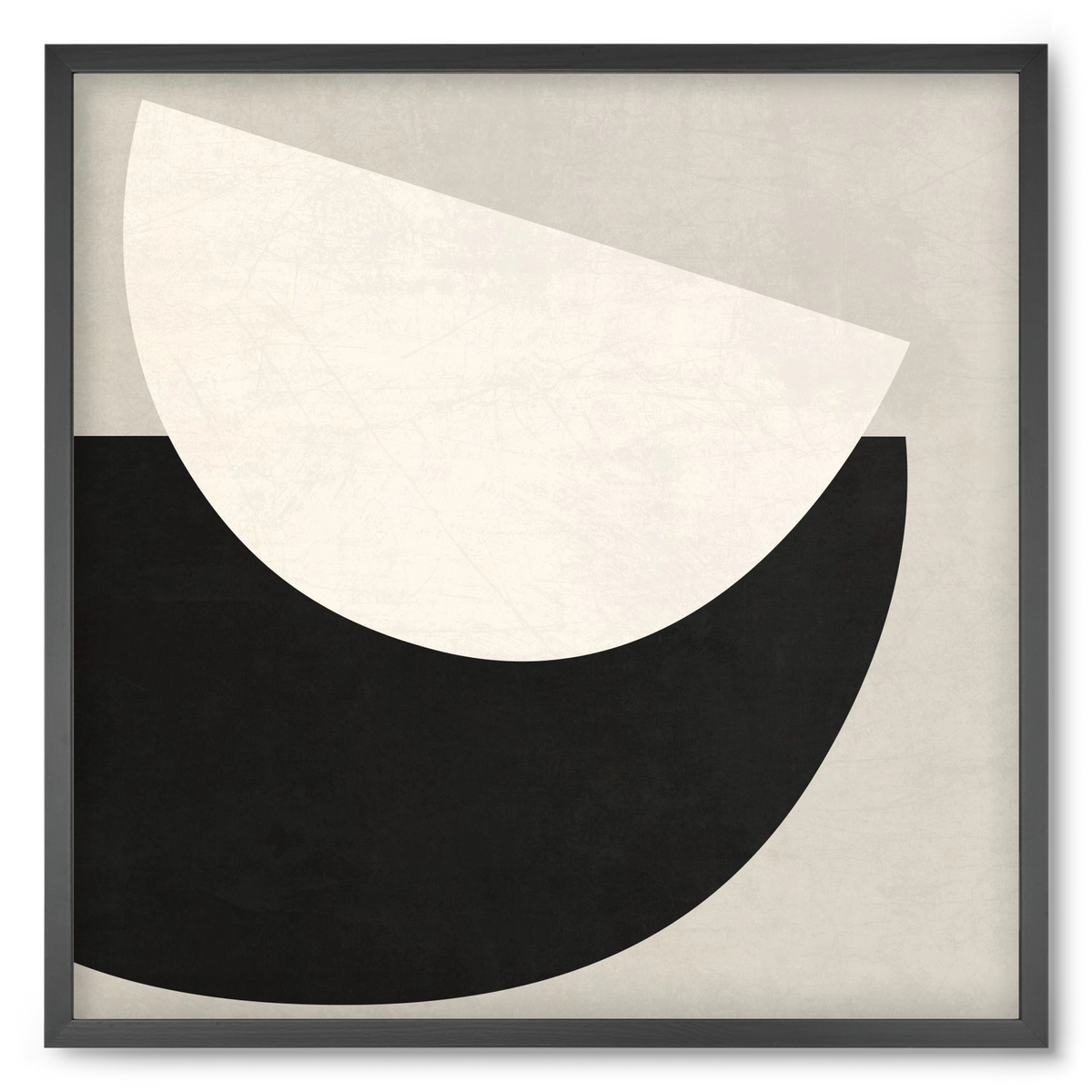 ABSTRACT ART - GEOMETRIC SHAPES 02, 50x50 cm (50x50 cm), Fekete keret