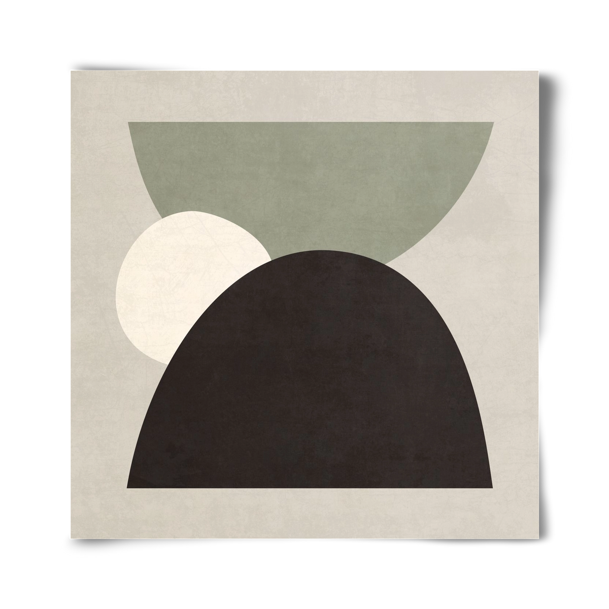 ABSTRACT ART - GEOMETRIC SHAPES 01, 40x40 cm, Keret nélkül