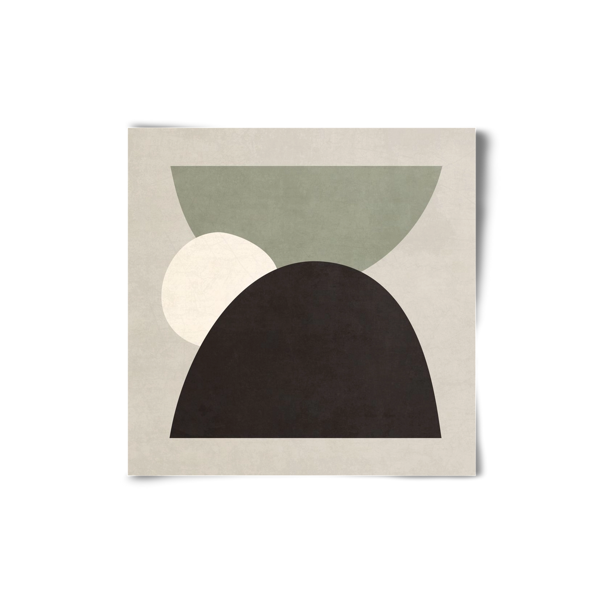 ABSTRACT ART - GEOMETRIC SHAPES 01, 20x20 cm, Keret nélkül