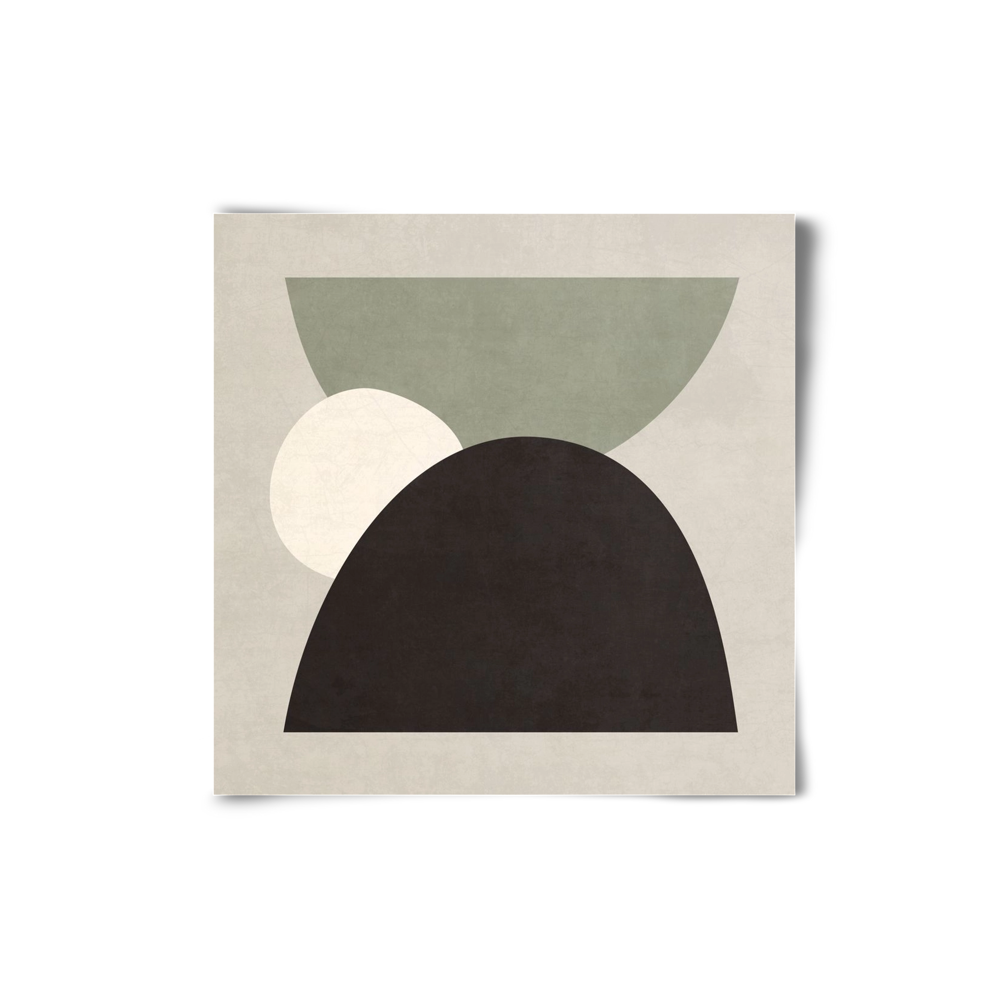 ABSTRACT ART - GEOMETRIC SHAPES 01, 20x20 cm, Keret nélkül