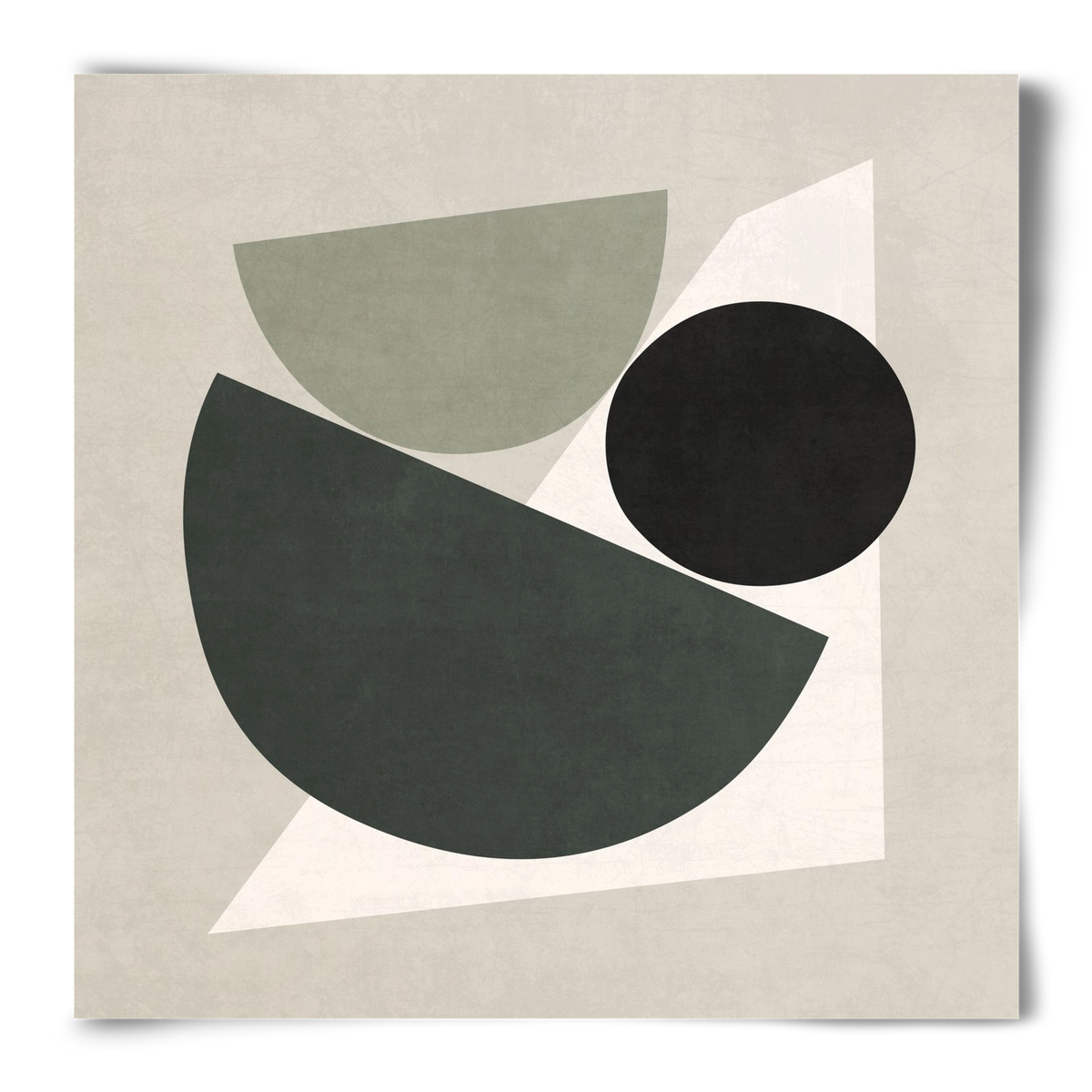 ABSTRACT ART - GEOMETRIC SHAPES 04, 50x50 cm, Keret nélkül