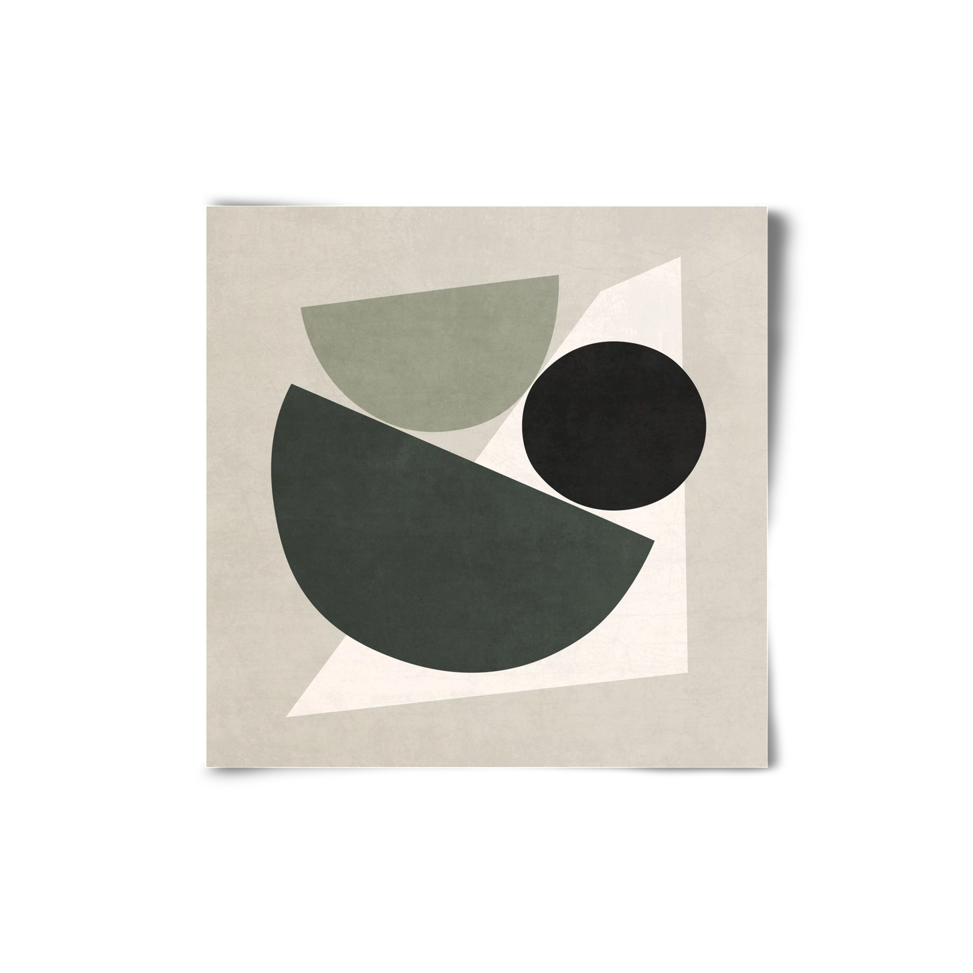 ABSTRACT ART - GEOMETRIC SHAPES 04, 20x20 cm, Keret nélkül