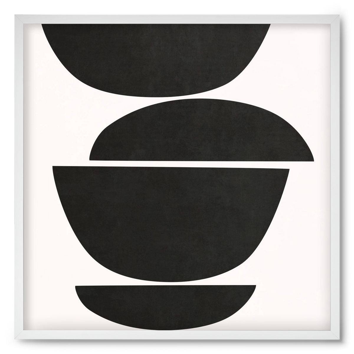 ABSTRACT ART - GEOMETRIC SHAPES 05, 50x50 cm (50x50 cm), Fehér keret