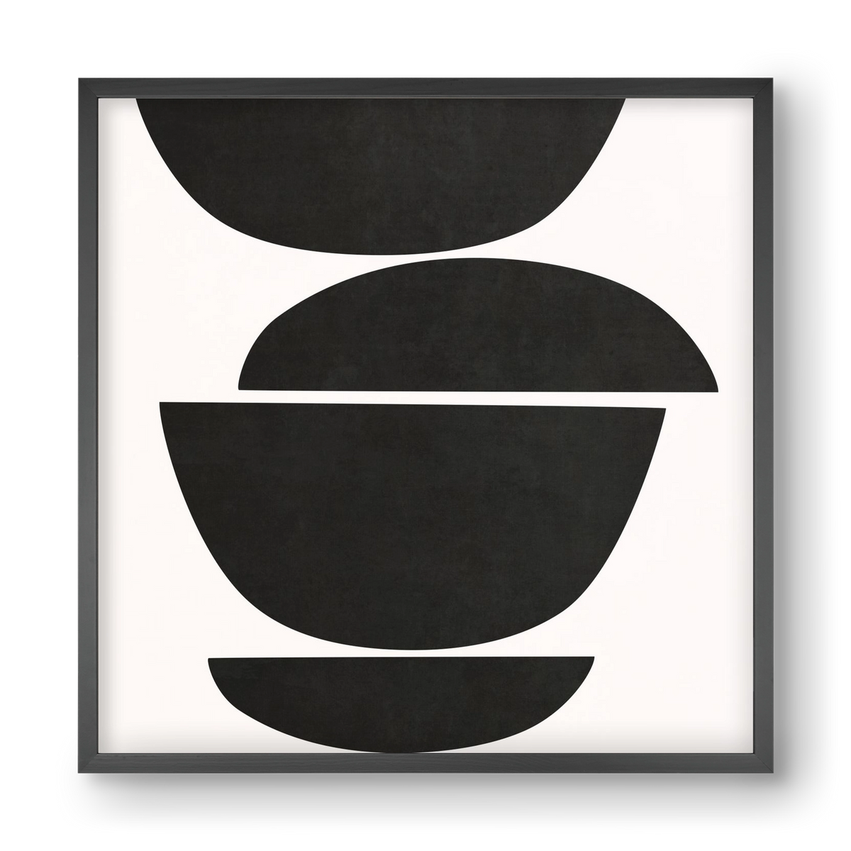 ABSTRACT ART - GEOMETRIC SHAPES 05, 40x40 cm (40x40 cm), Fekete keret