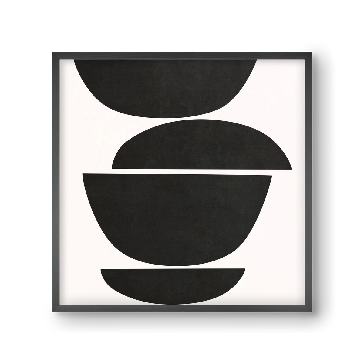 ABSTRACT ART - GEOMETRIC SHAPES 05, 30x30 cm (30x30 cm), Fekete keret