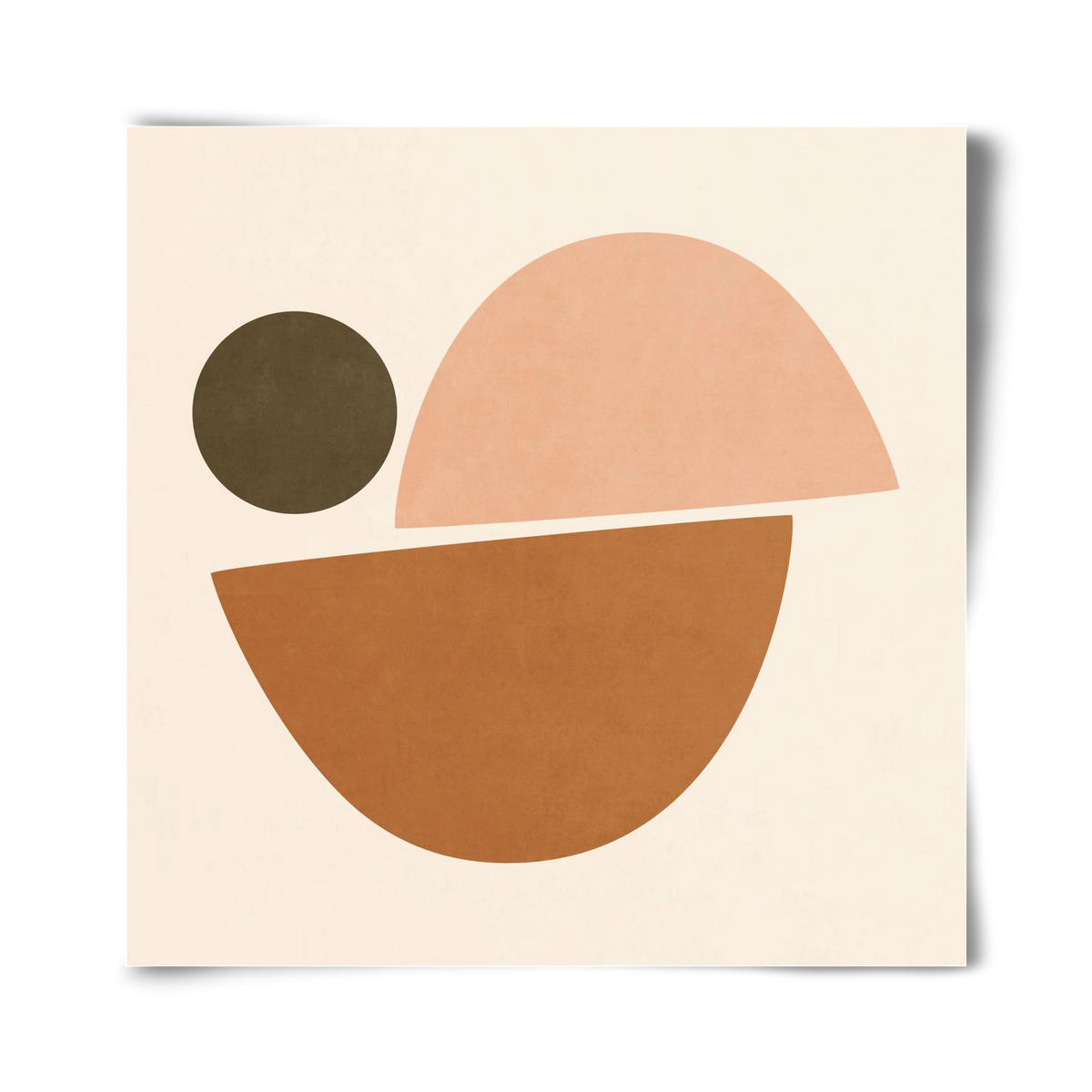 ABSTRACT ART - GEOMETRIC SHAPES 06, 40x40 cm, Keret nélkül