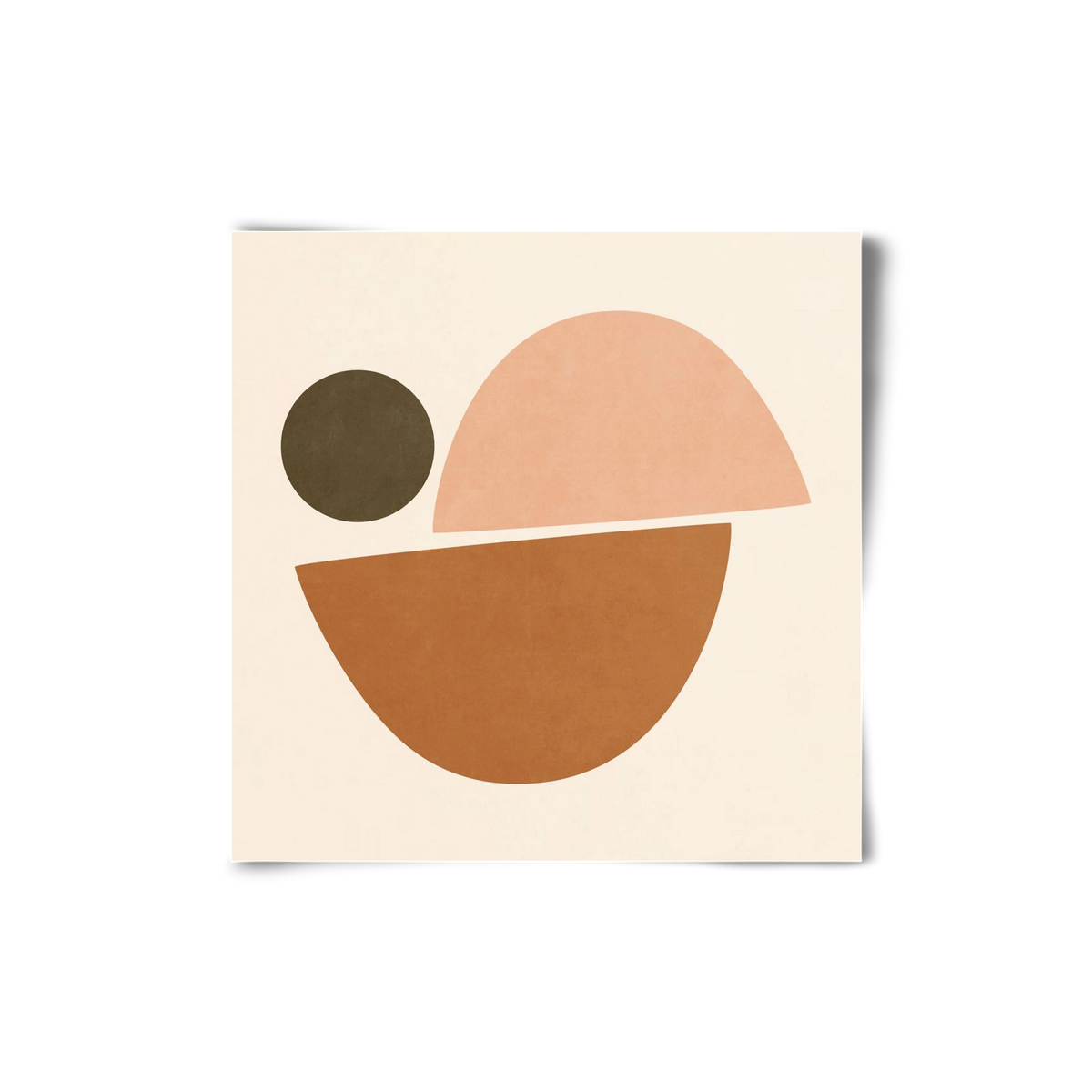 ABSTRACT ART - GEOMETRIC SHAPES 06, 20x20 cm, Keret nélkül