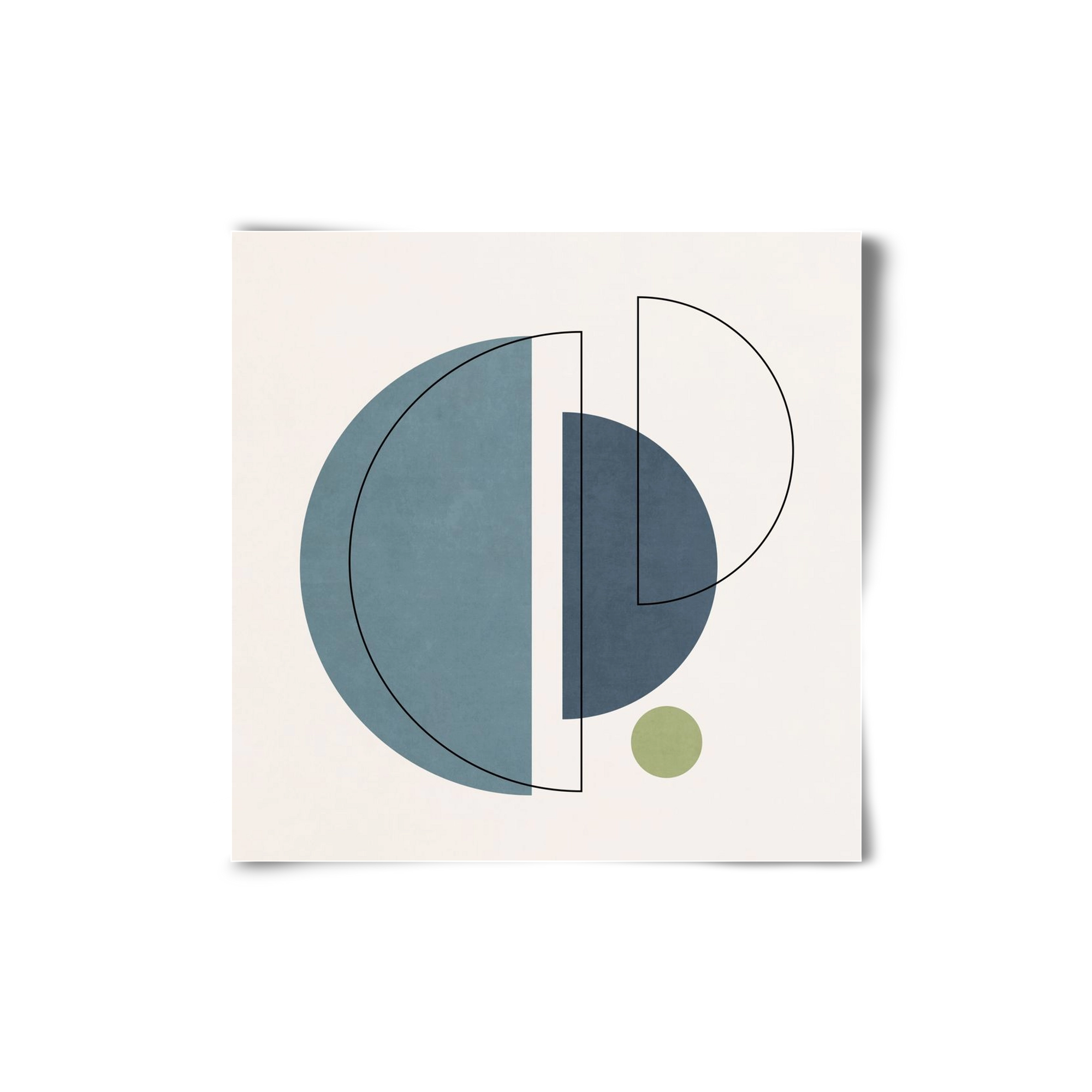 MINIMAL ART - LINES AND SHAPES 03, 20x20 cm, Keret nélkül