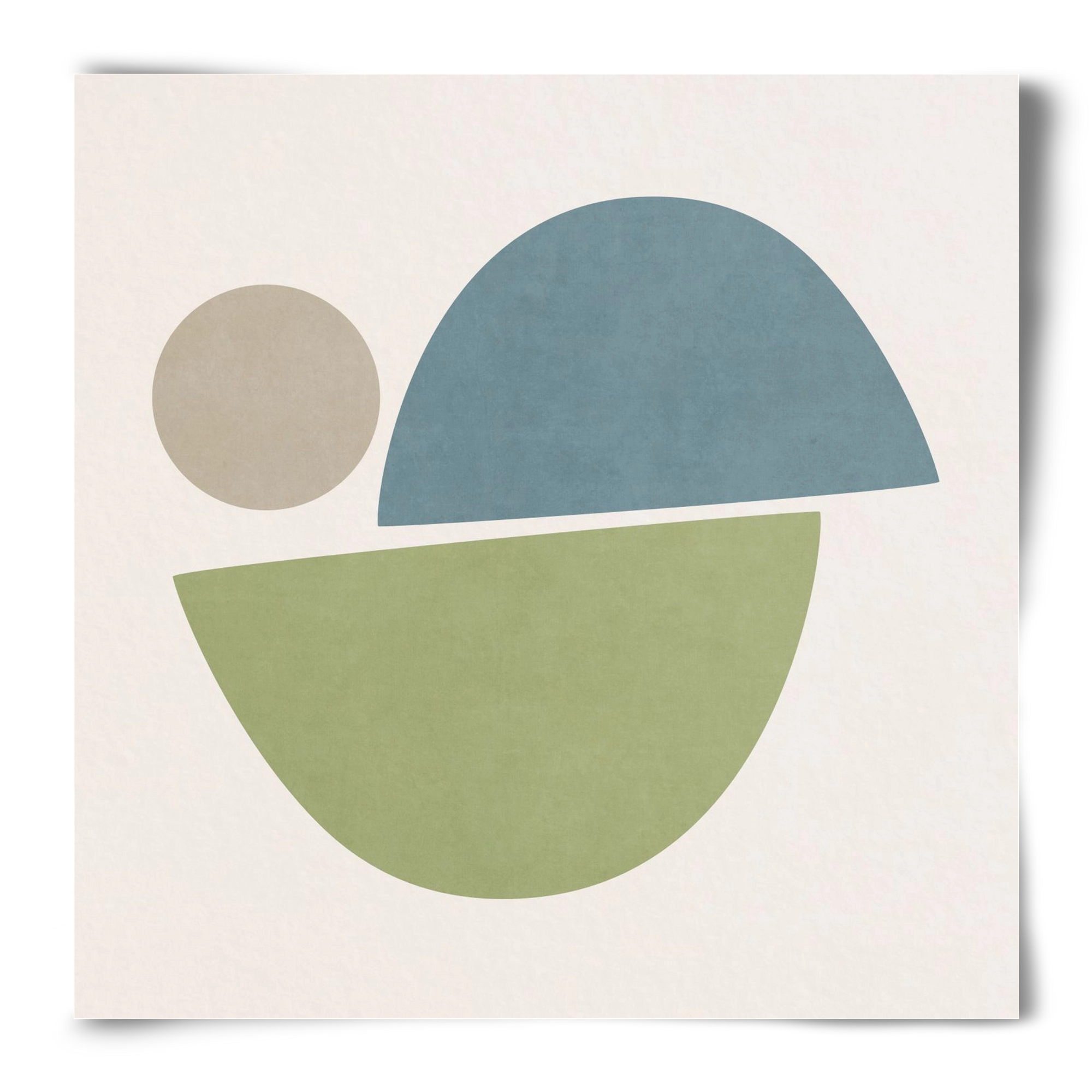 ABSTRACT ART - GEOMETRIC SHAPES 09, 50x50 cm, Keret nélkül