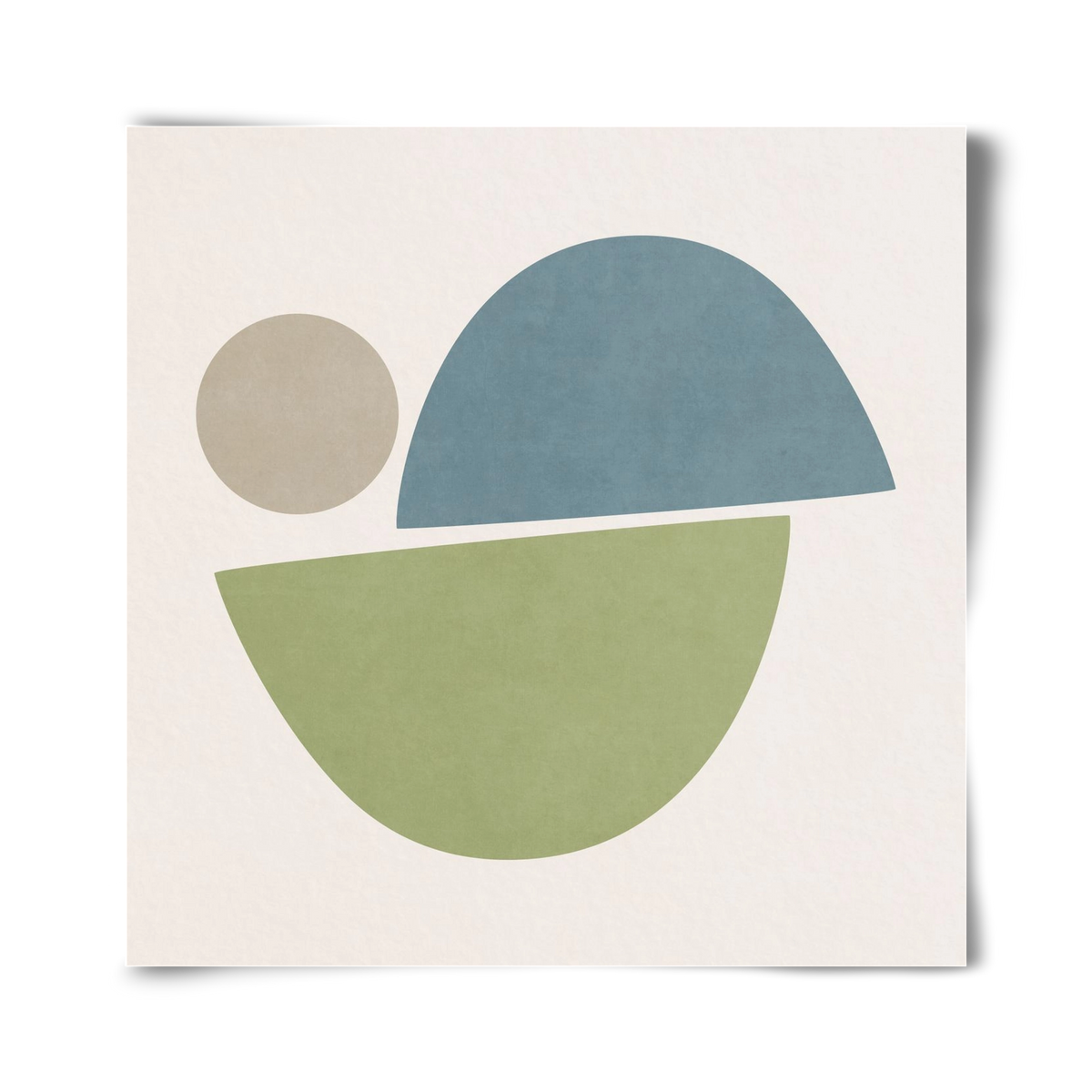 ABSTRACT ART - GEOMETRIC SHAPES 09, 40x40 cm, Keret nélkül