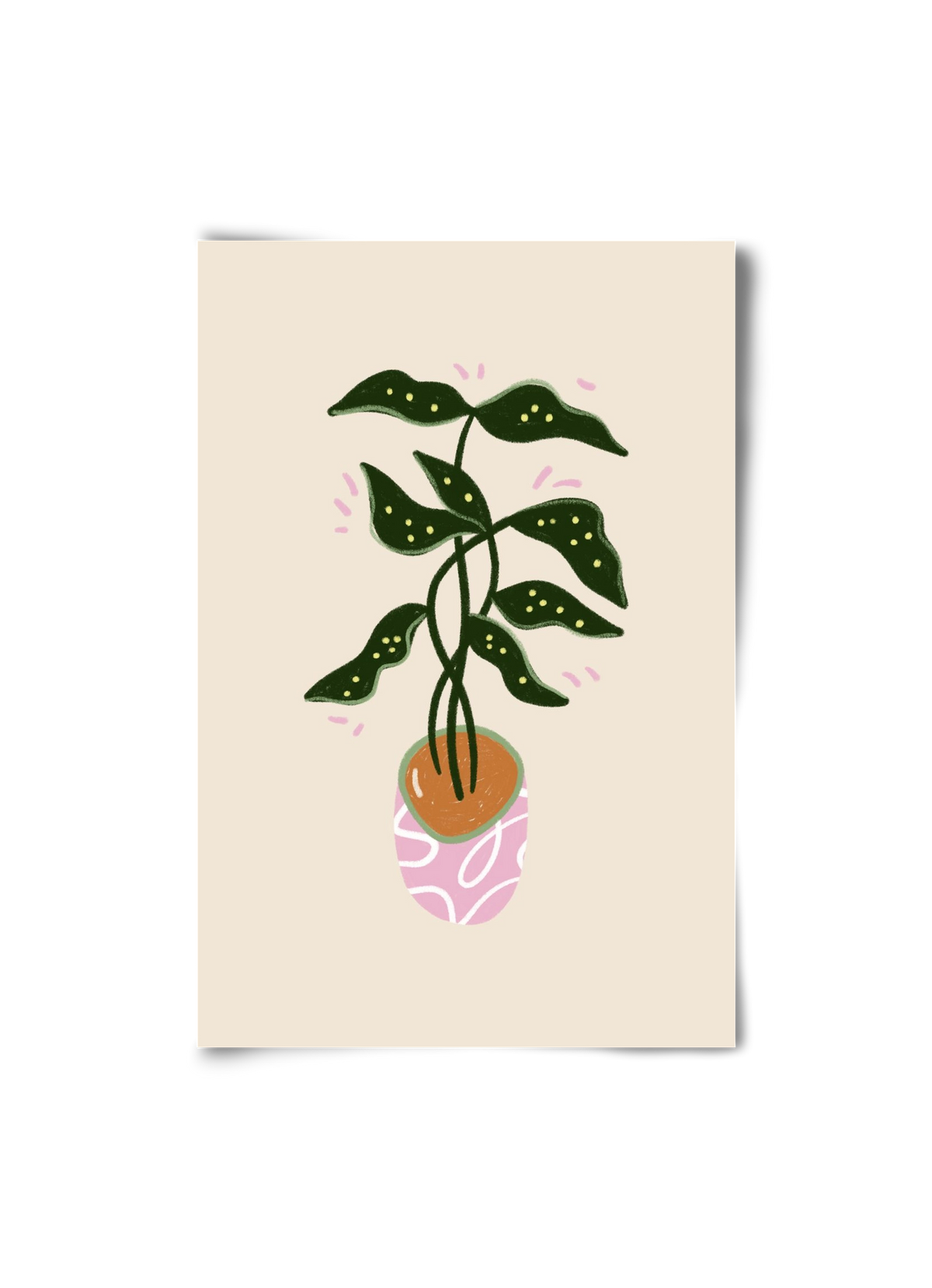 Plant friend, 20x30 cm, Keret nélkül