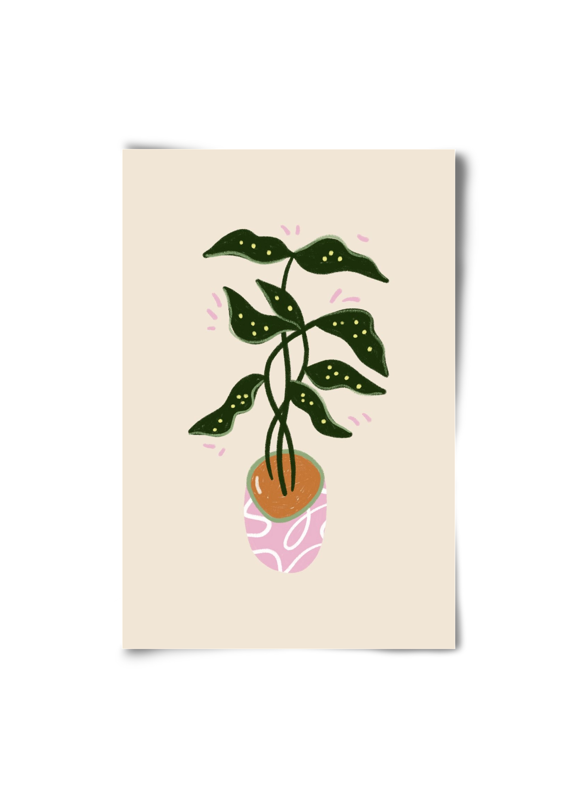 Plant friend, 20x30 cm, Keret nélkül