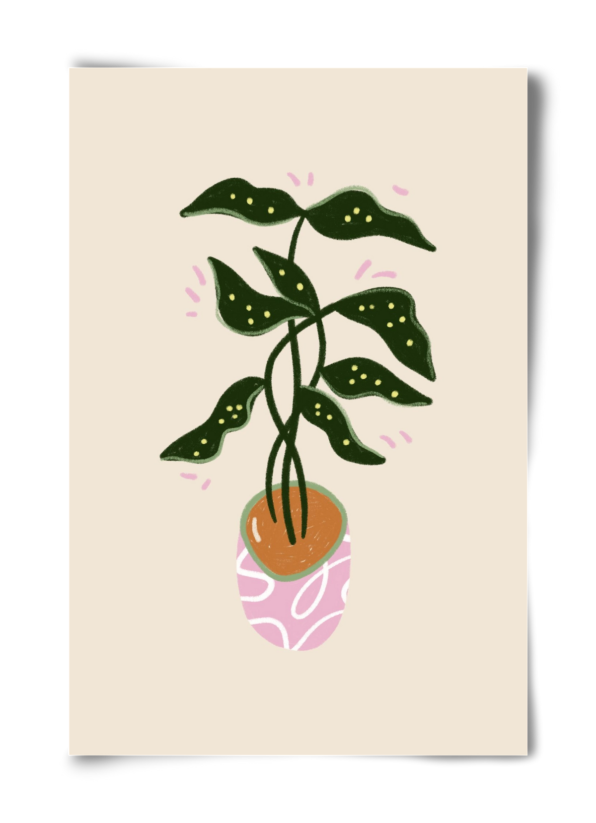 Plant friend, 40x60 cm, Keret nélkül