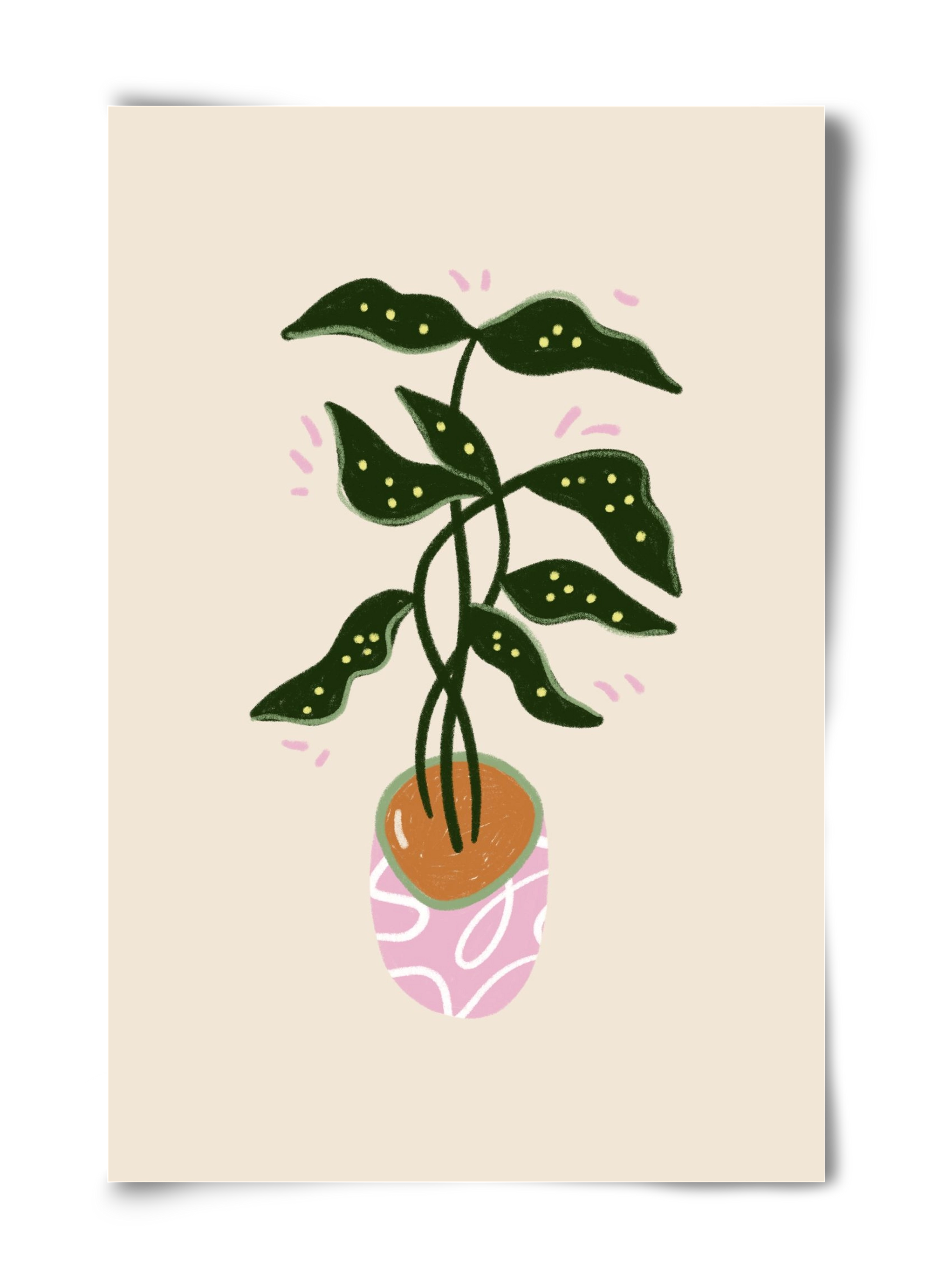 Plant friend, 40x60 cm, Keret nélkül