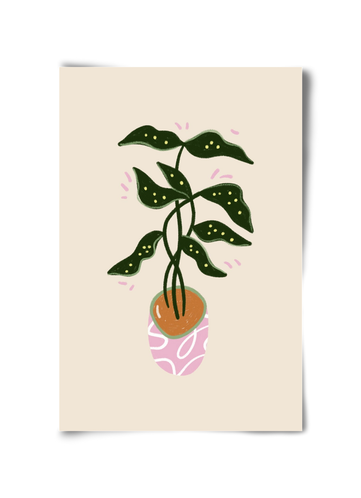 Plant friend, 30x45 cm, Keret nélkül