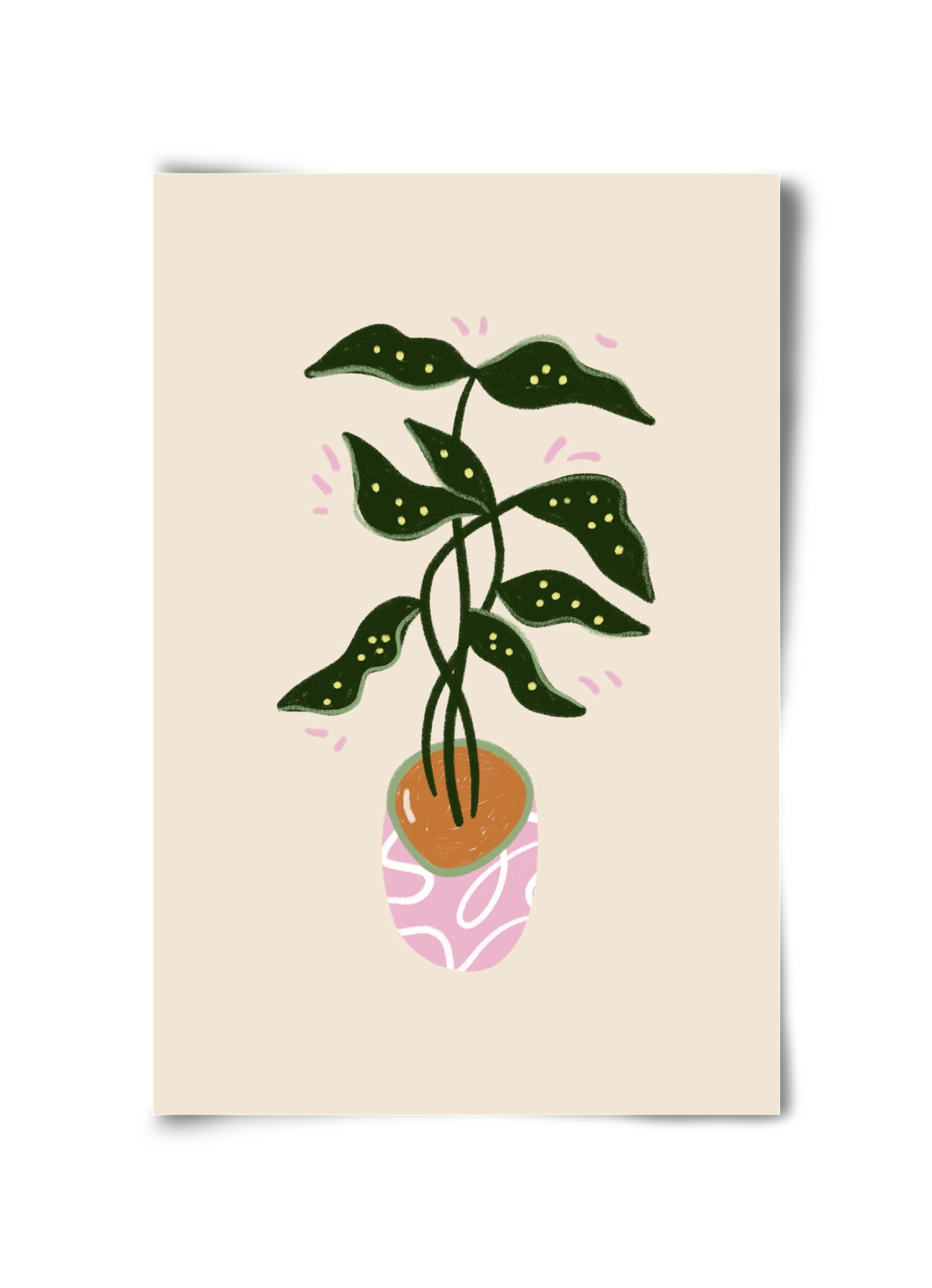 Plant friend, 30x45 cm, Keret nélkül