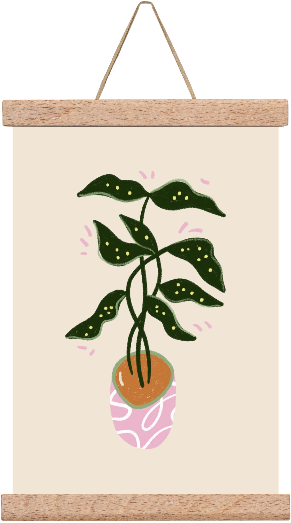 Plant friend, 20x30 cm (20x30 cm), Tölgy akasztó