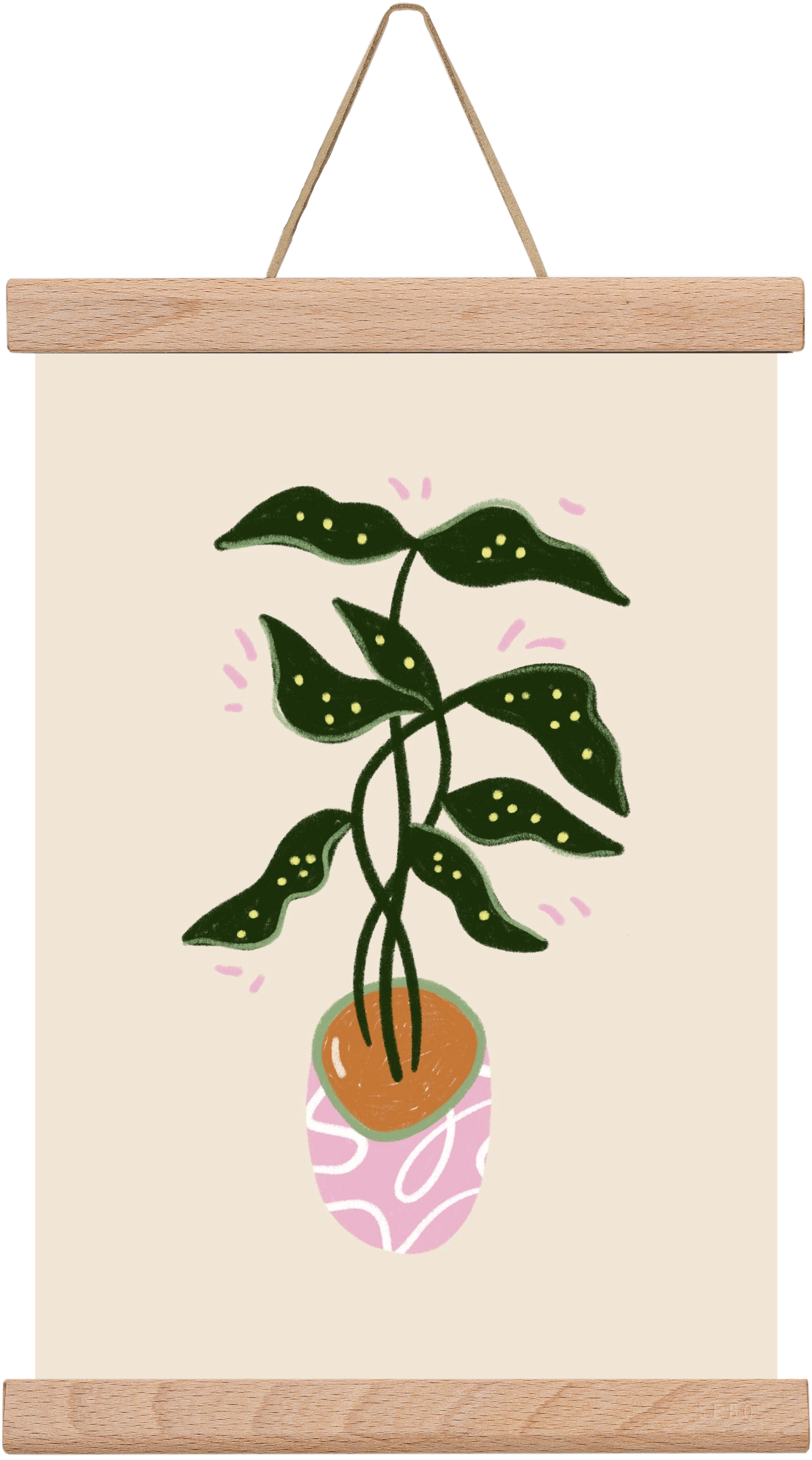 Plant friend, 20x30 cm (20x30 cm), Tölgy akasztó