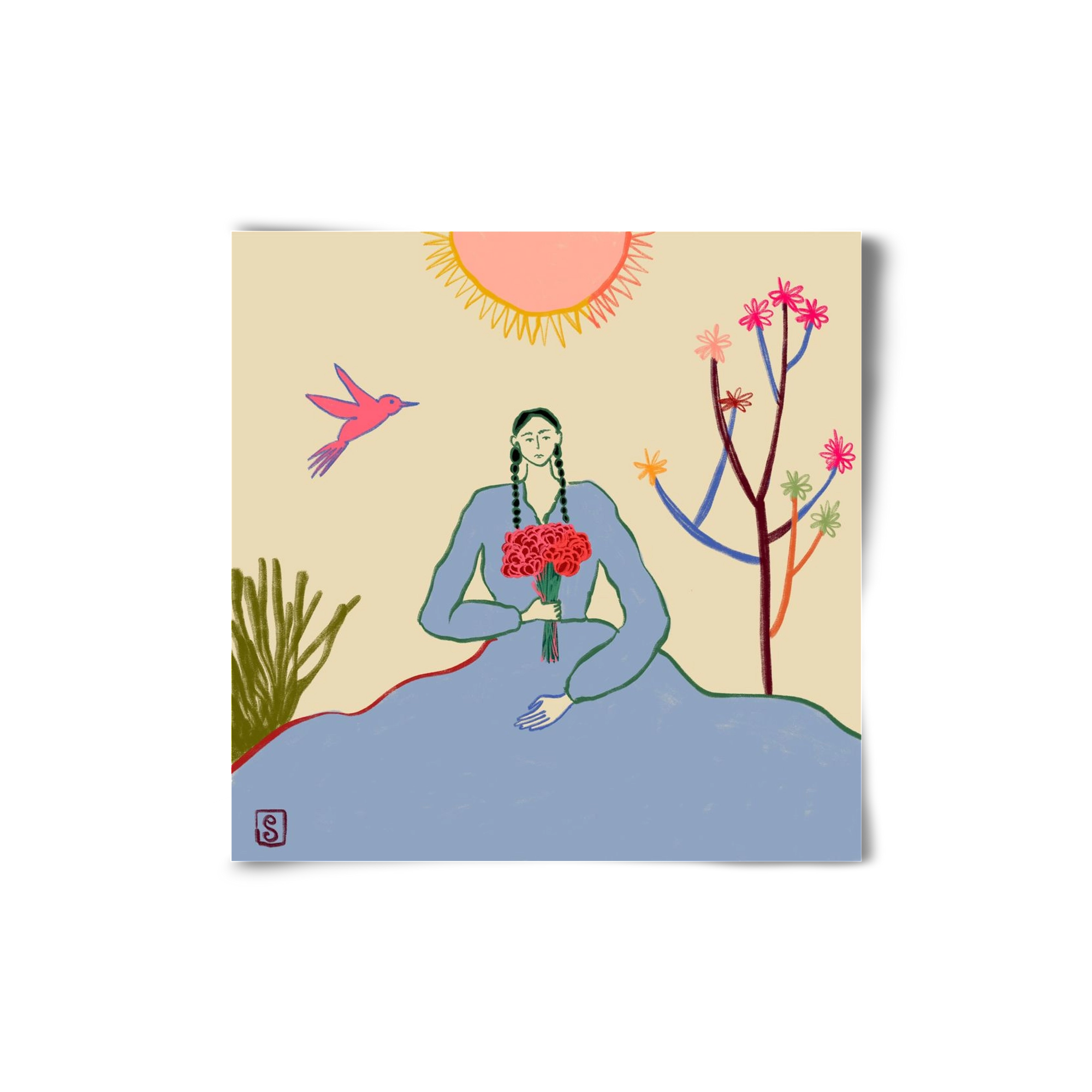 VIRGO, 20x20 cm, Keret nélkül