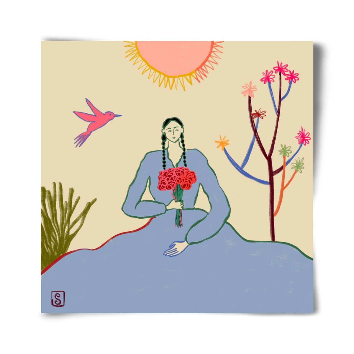 VIRGO, 40x40 cm, Keret nélkül