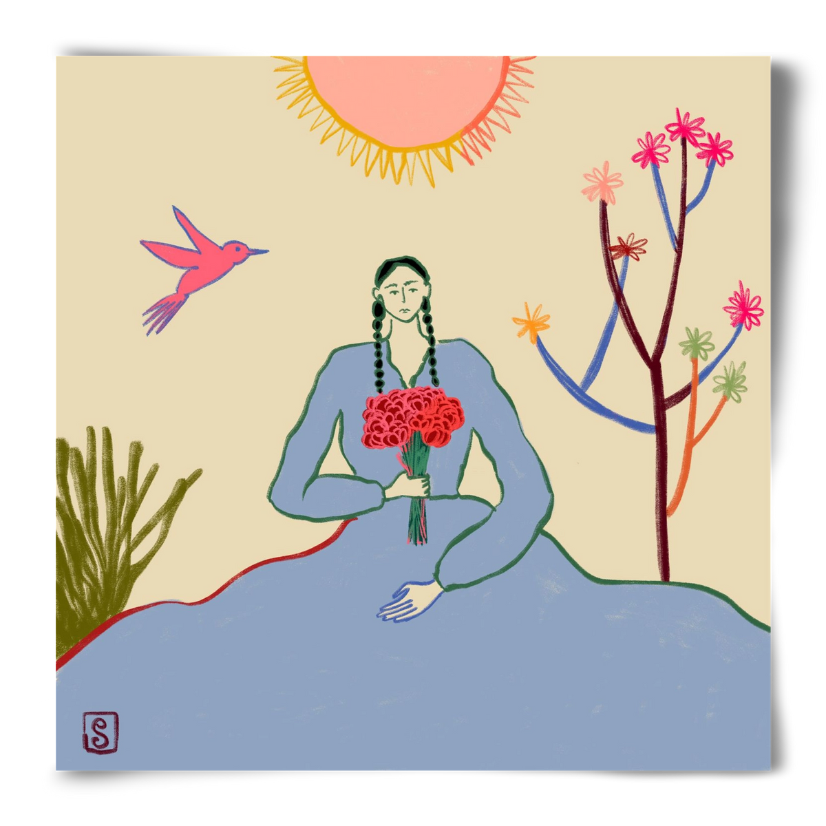 VIRGO, 50x50 cm, Keret nélkül