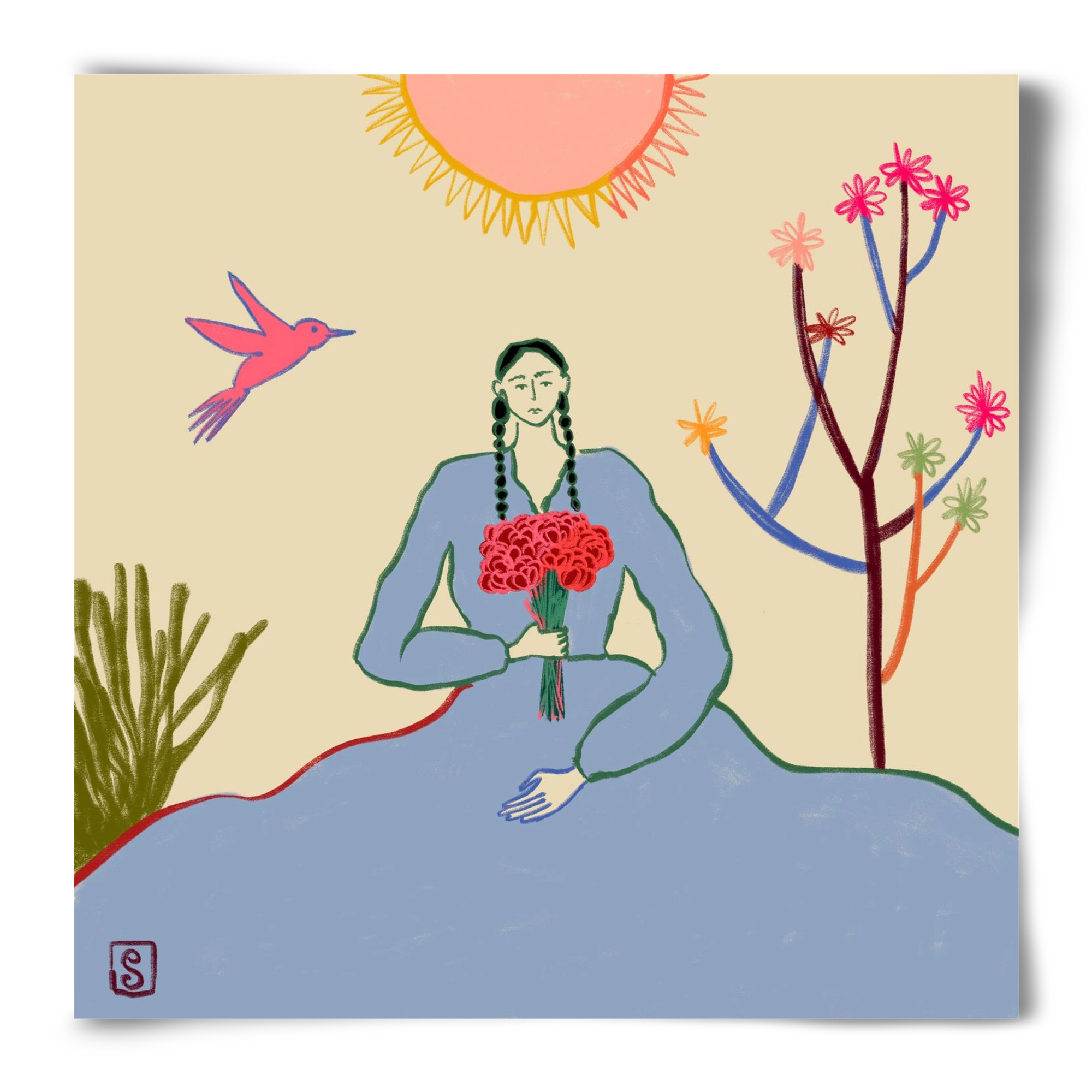 VIRGO, 50x50 cm, Keret nélkül