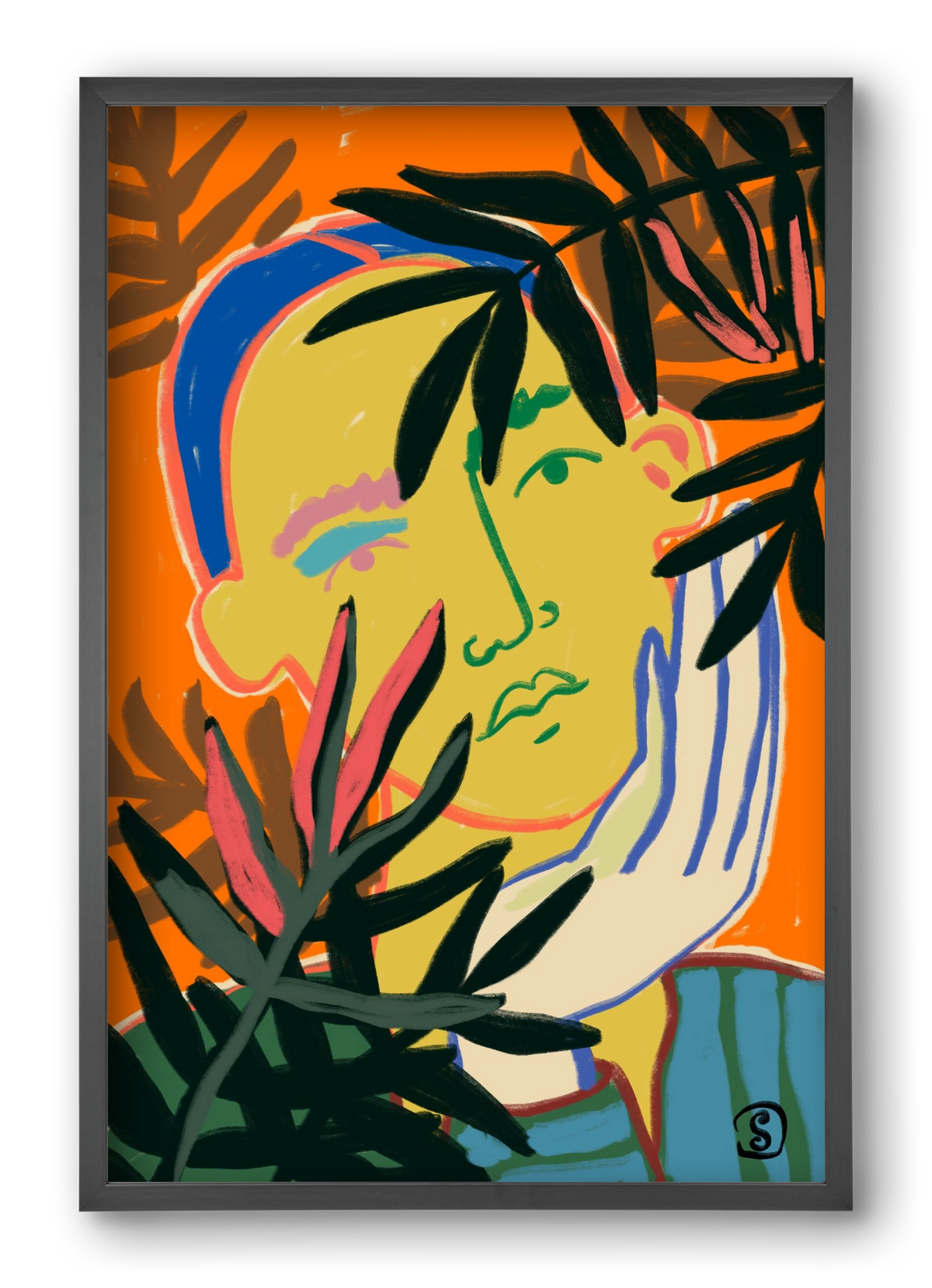 THINKING OF FALL, 40x60 cm (40x60 cm), Fekete keret