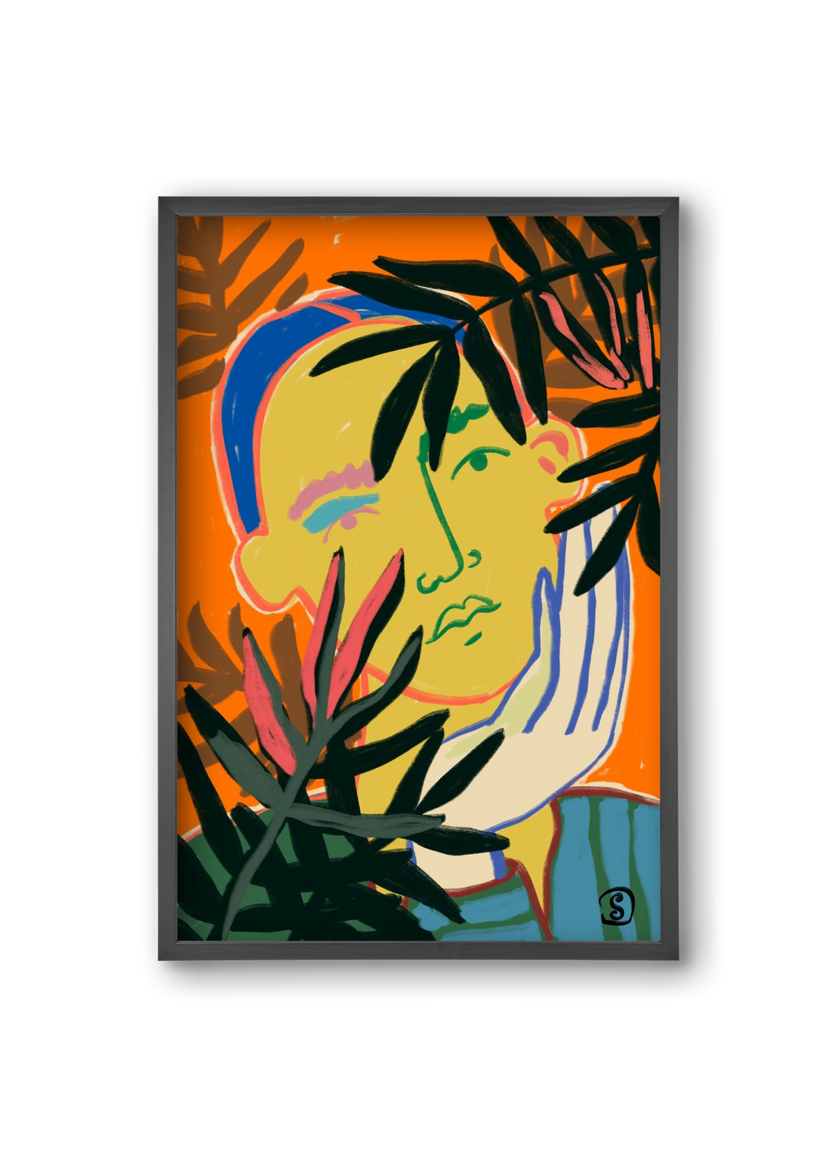 THINKING OF FALL, 20x30 cm (20x30 cm), Fekete keret