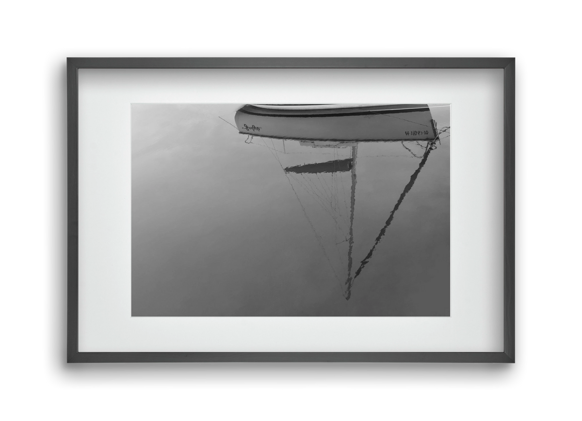 Sailing , 45x30 cm (30x20 cm), Fekete keret, paszpartuval