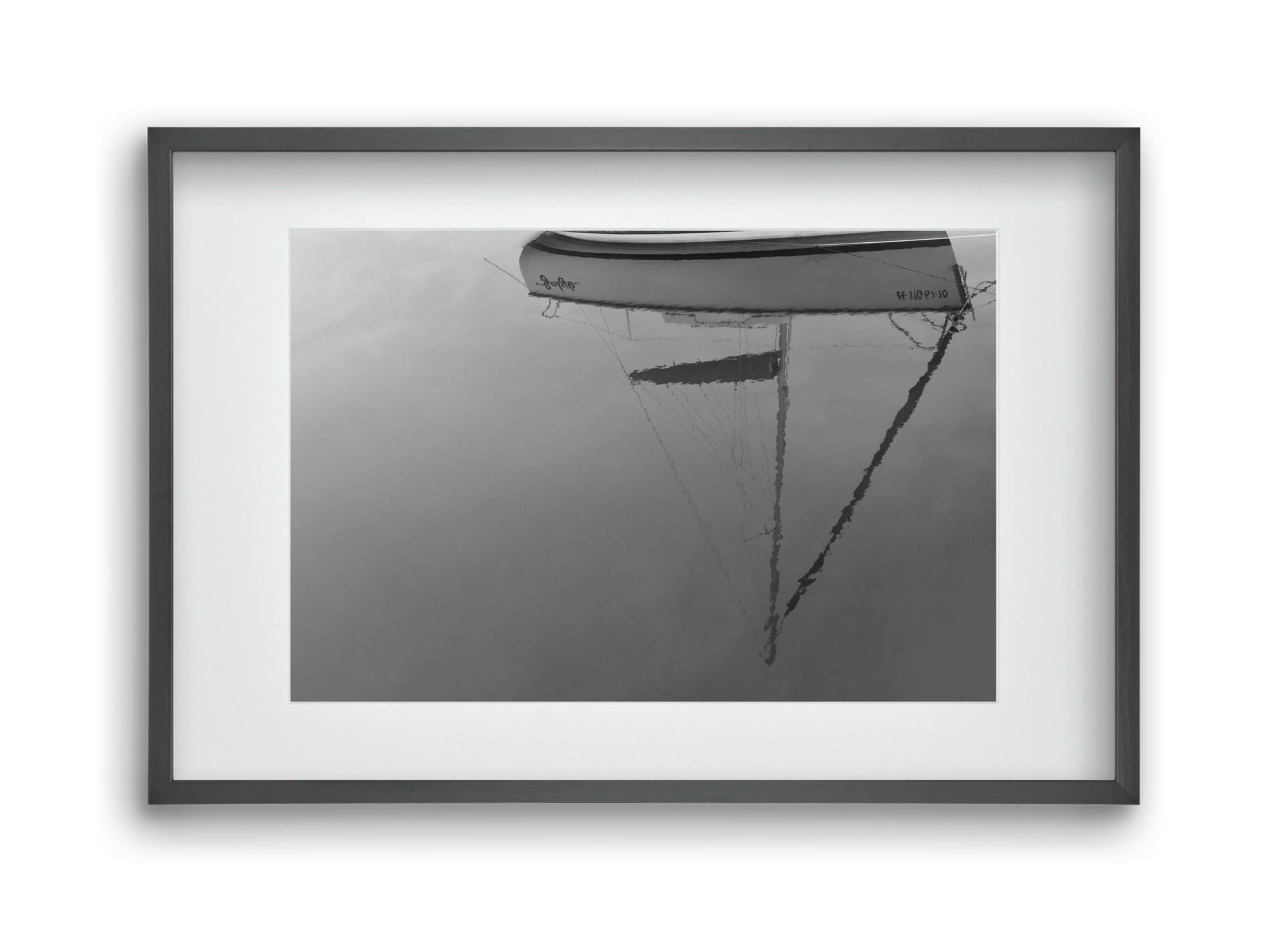 Sailing , 45x30 cm (30x20 cm), Fekete keret, paszpartuval