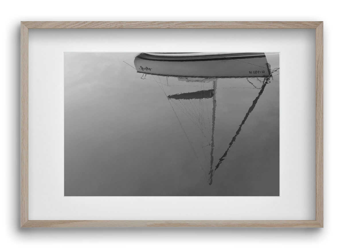 Sailing , 60x40 cm (45x30 cm), Tölgy keret, paszpartuval