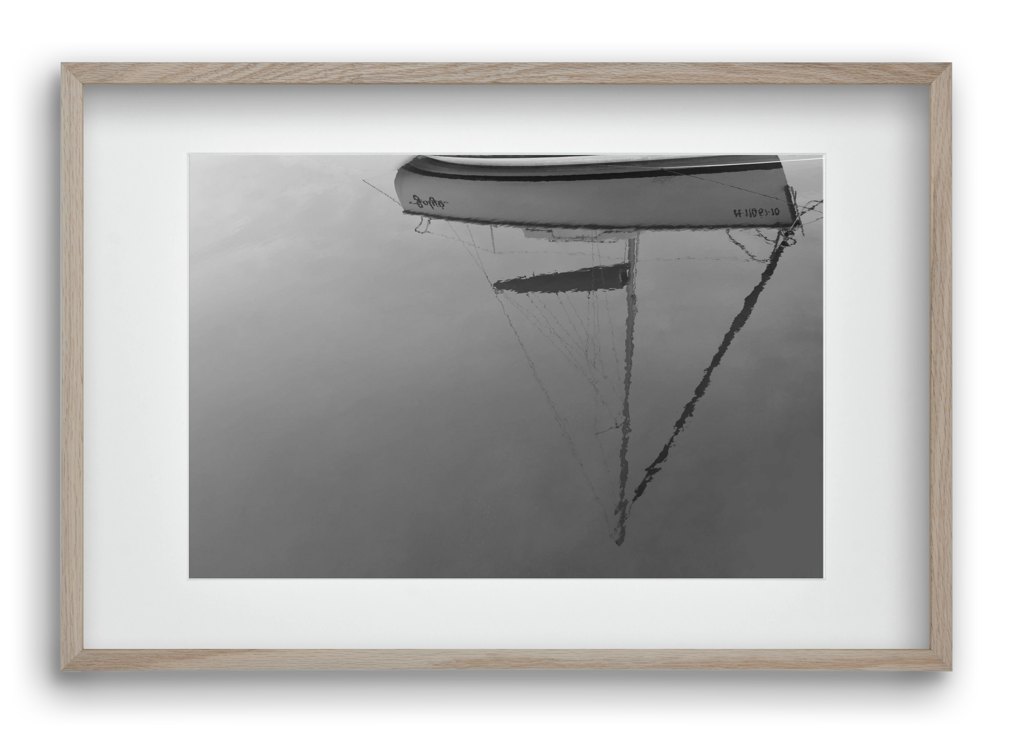 Sailing , 60x40 cm (45x30 cm), Tölgy keret, paszpartuval