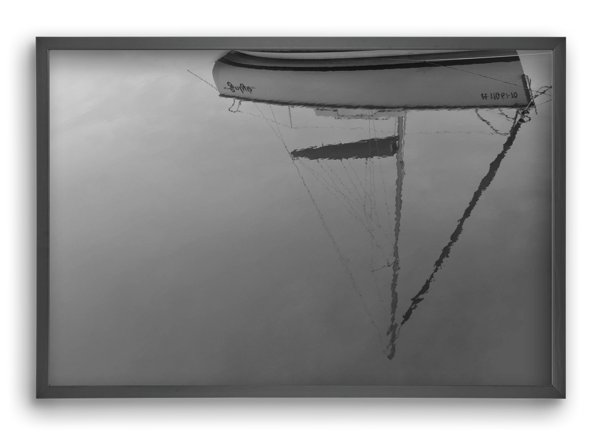 Sailing , 60x40 cm (60x40 cm), Fekete keret