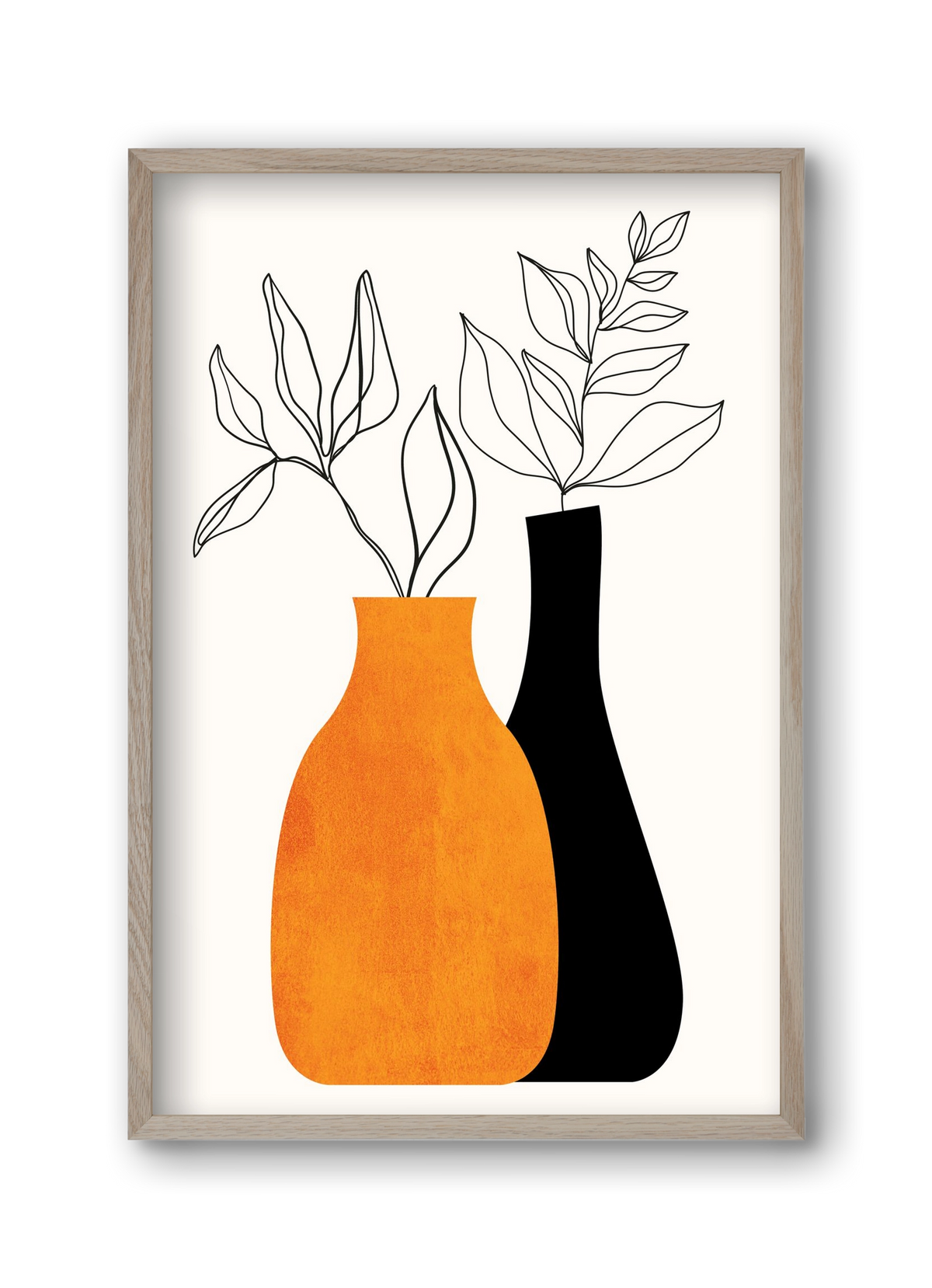 Cheek to Cheek, 30x45 cm (30x45 cm), Tölgy keret