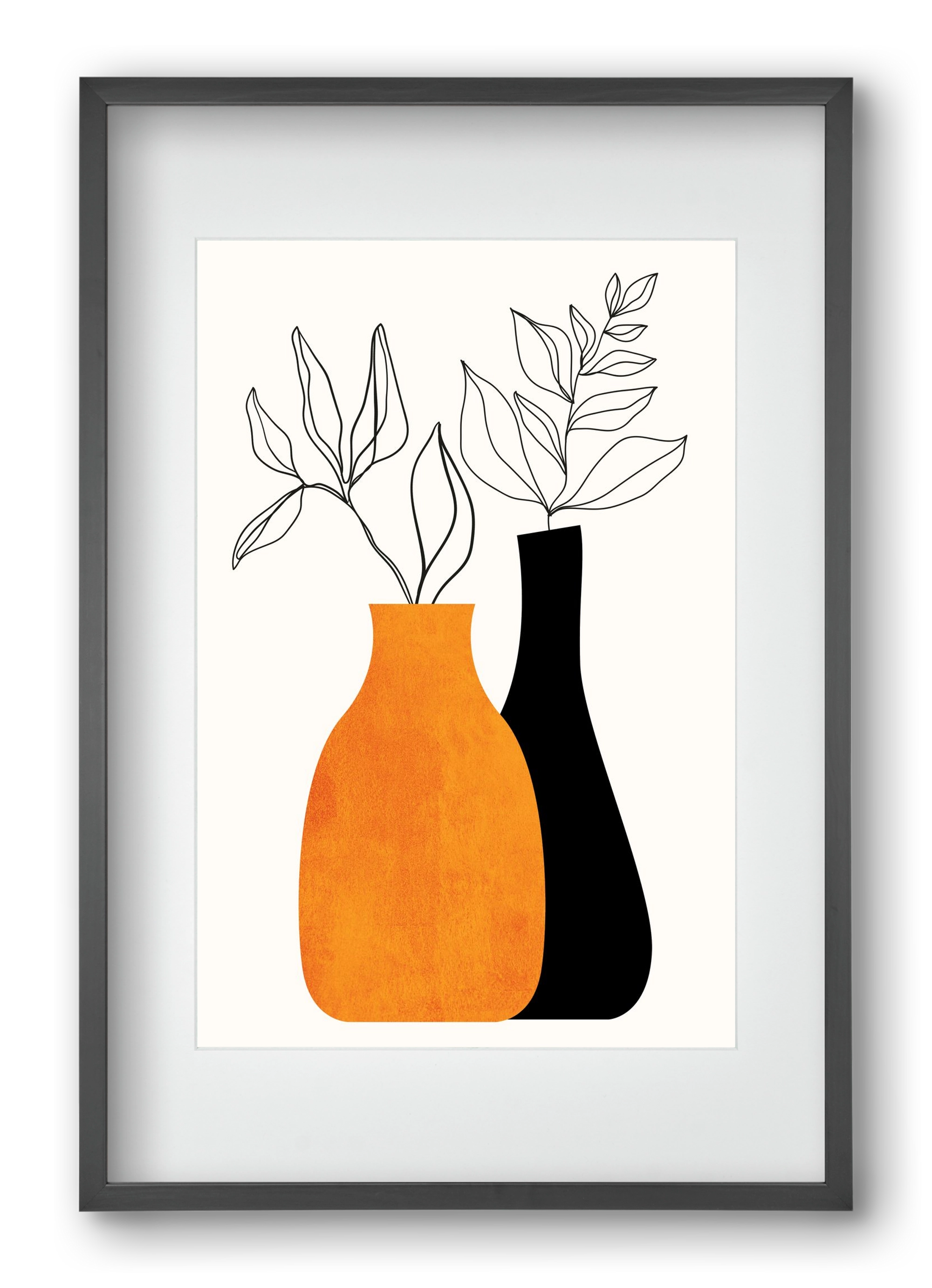 Cheek to Cheek, 40x60 cm (30x45 cm), Fekete keret, paszpartuval